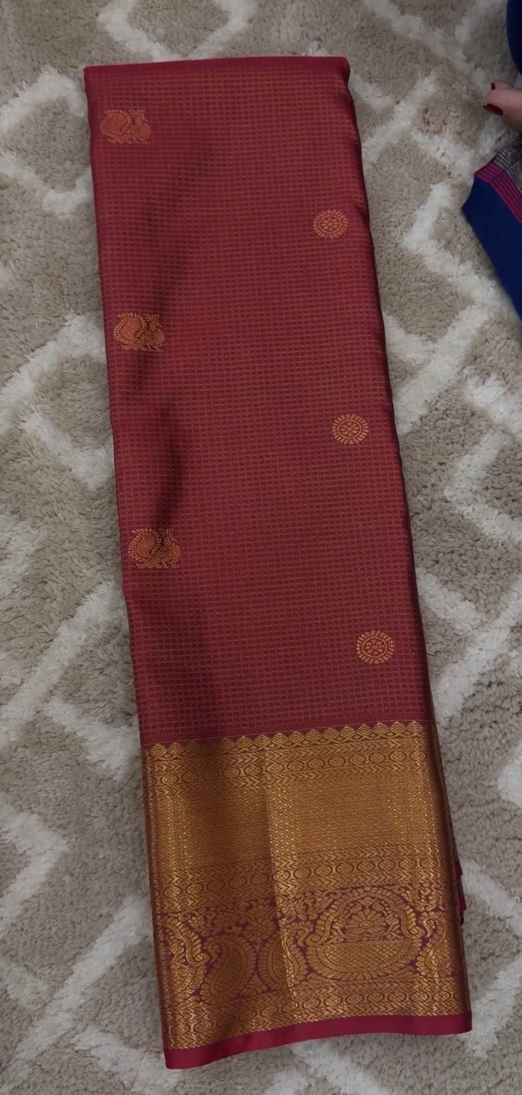 SEMI KANCHIPURAM SILK SAREES - IHA 33143
