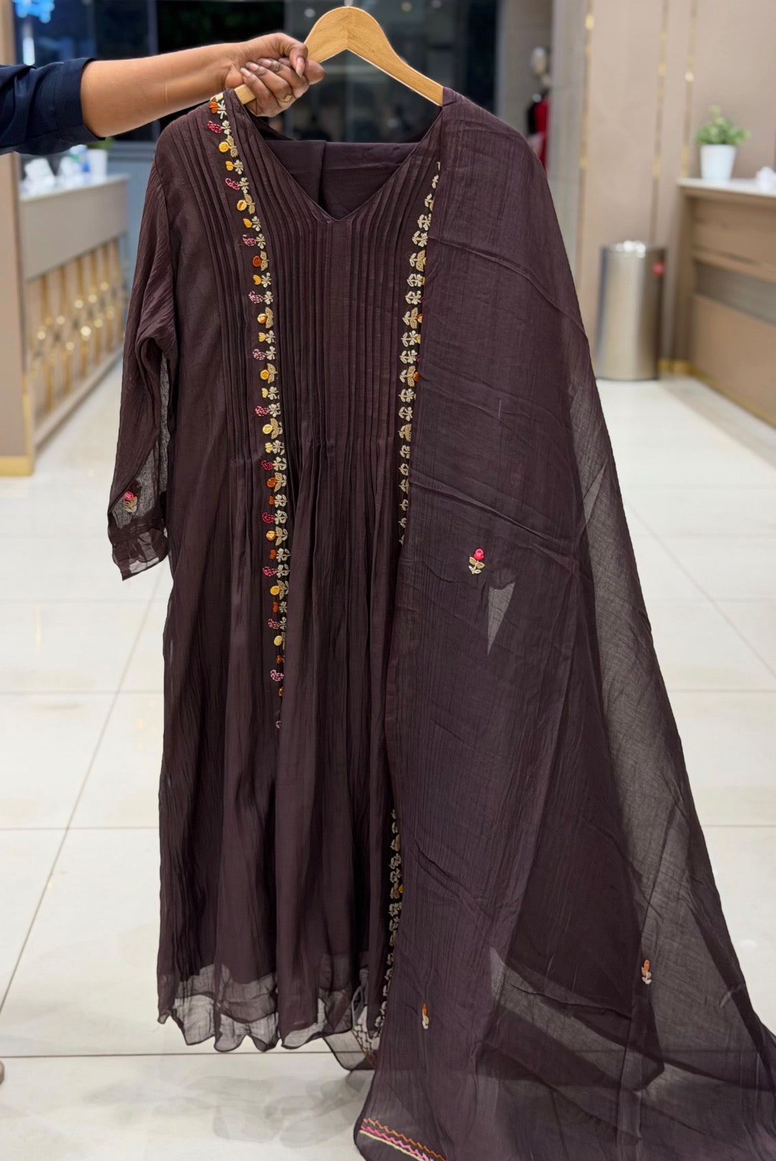 PARTY WEAR TOP,BOTTOM AND DUPATTA - IHA 35423