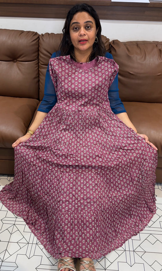 MUL COTTON LONG TOPS - IHA 26643