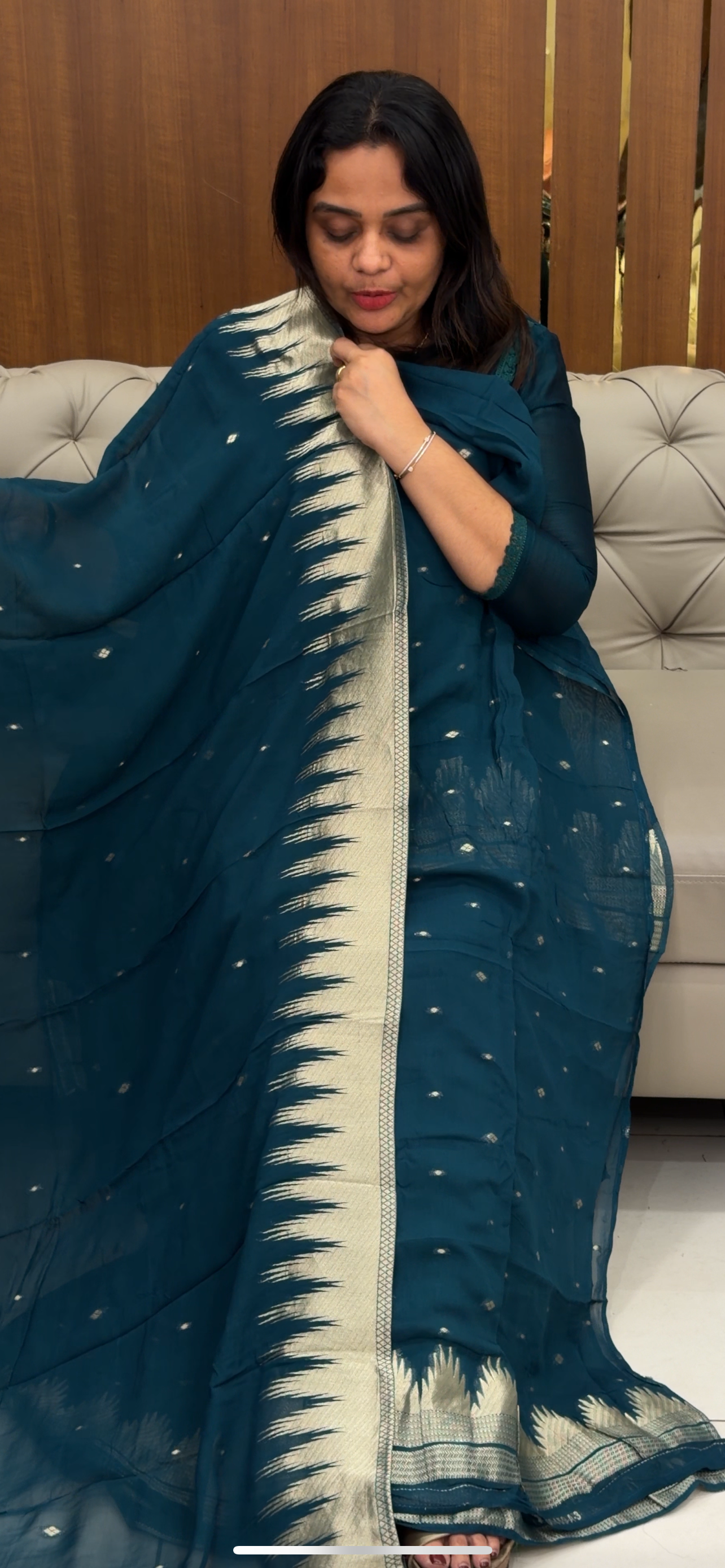 BANARASI UNSTITCHED SALWAR SUITS - IHA 32796