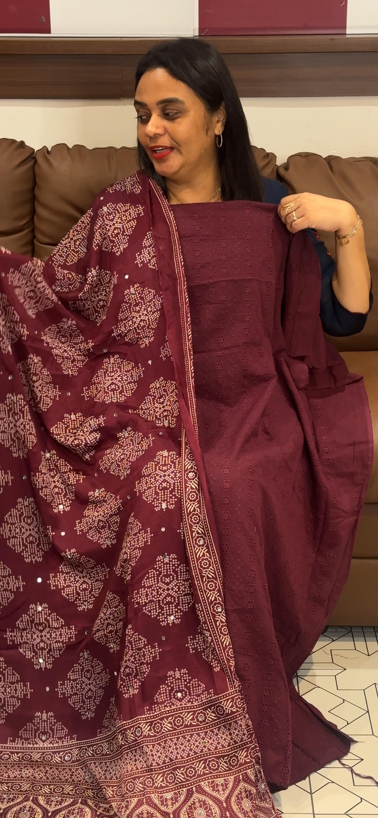 COTTON HAKOBA UNSTITCHED SALWAR SUITS - IHA 32884