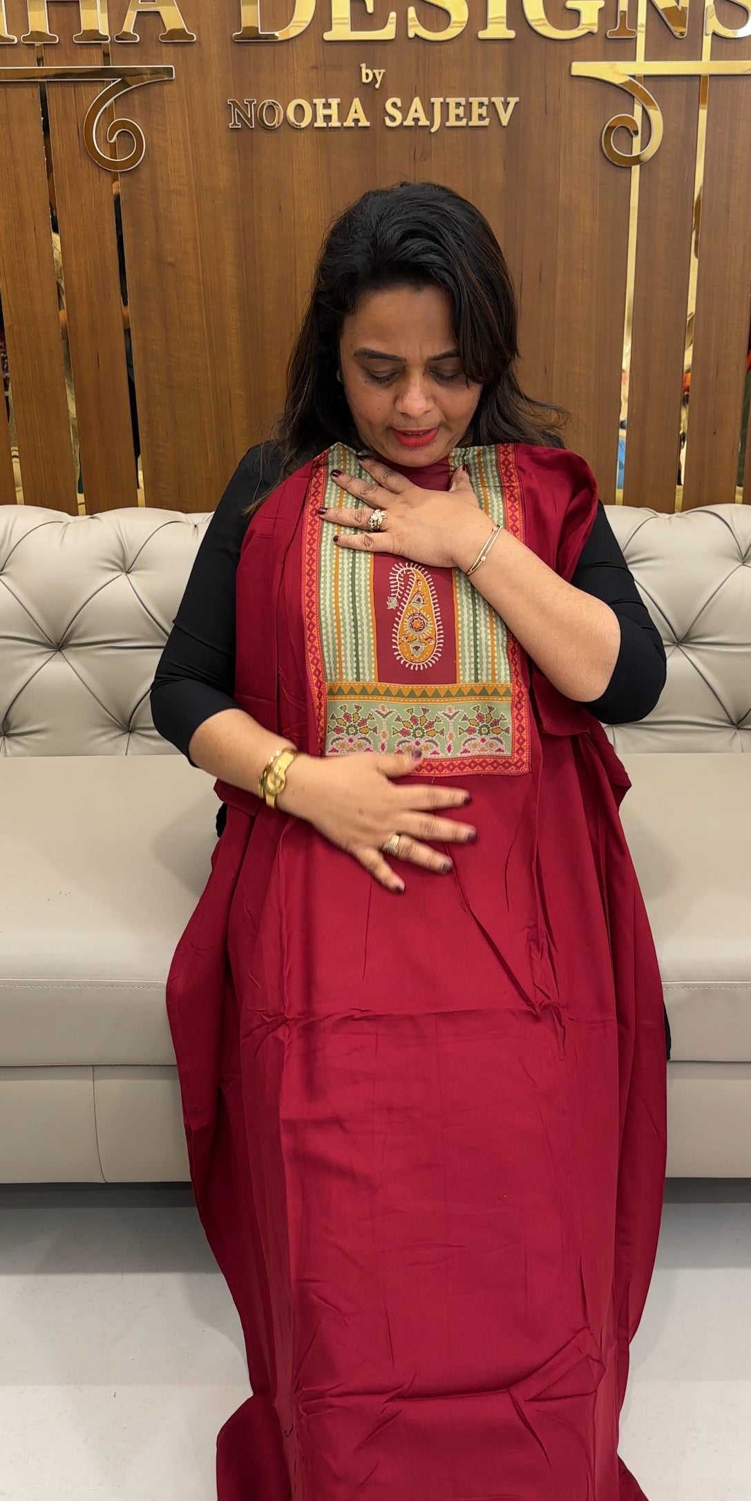 IHA'S IN-HOUSE RAYON KURTI'S MATERIAL - IHA 28829