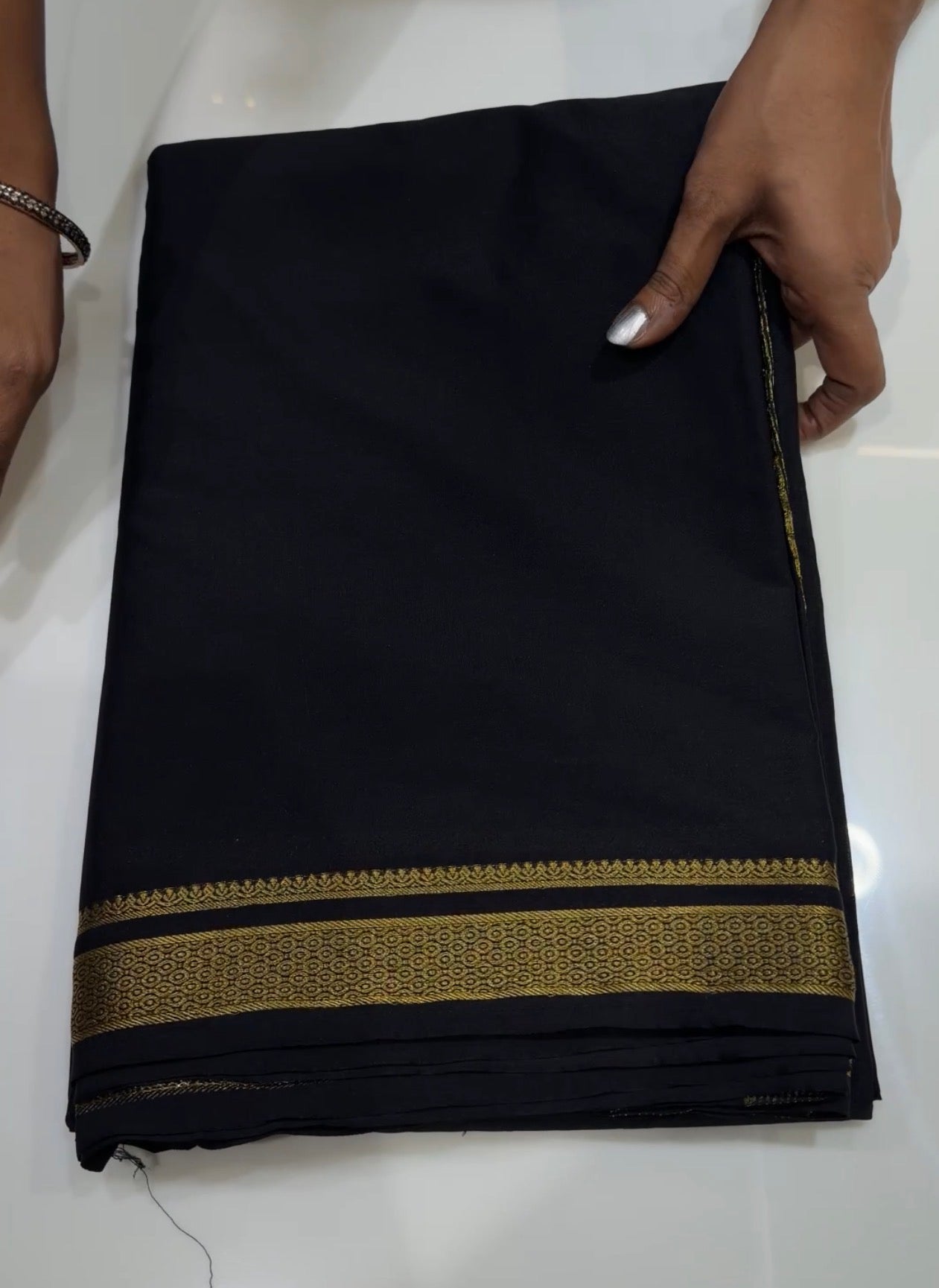 SEMI BANARASI SAREES - IHA 32952