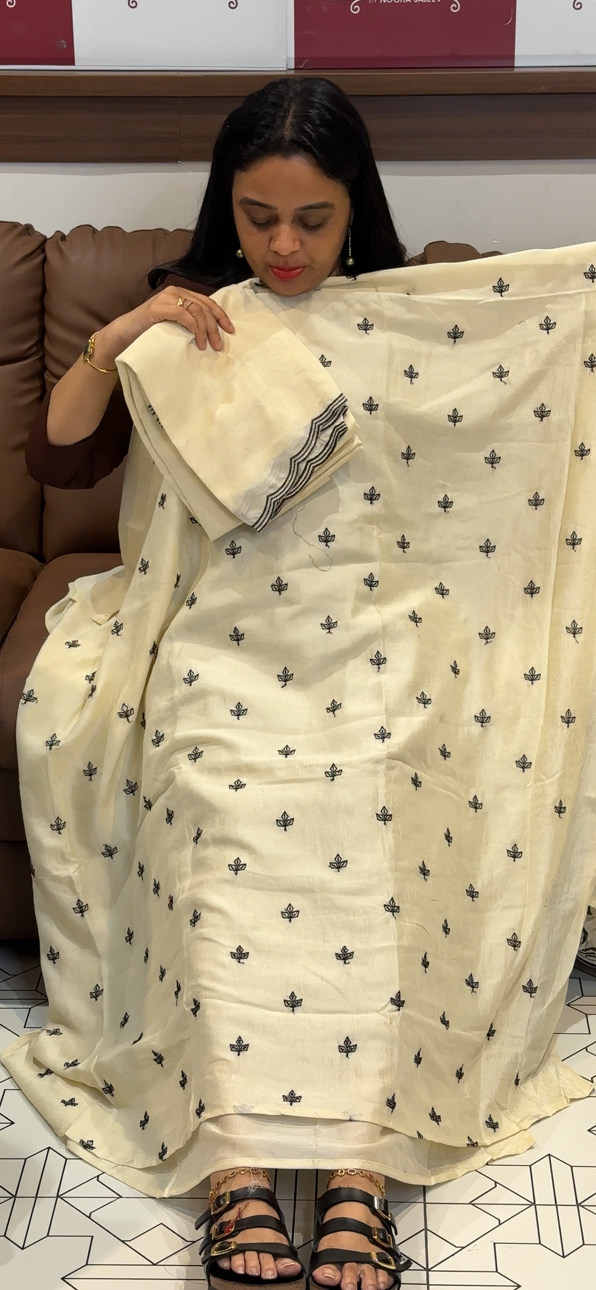 SEMI RAW SILK UNSTITCHED SALWAR SUITS - IHA 35652