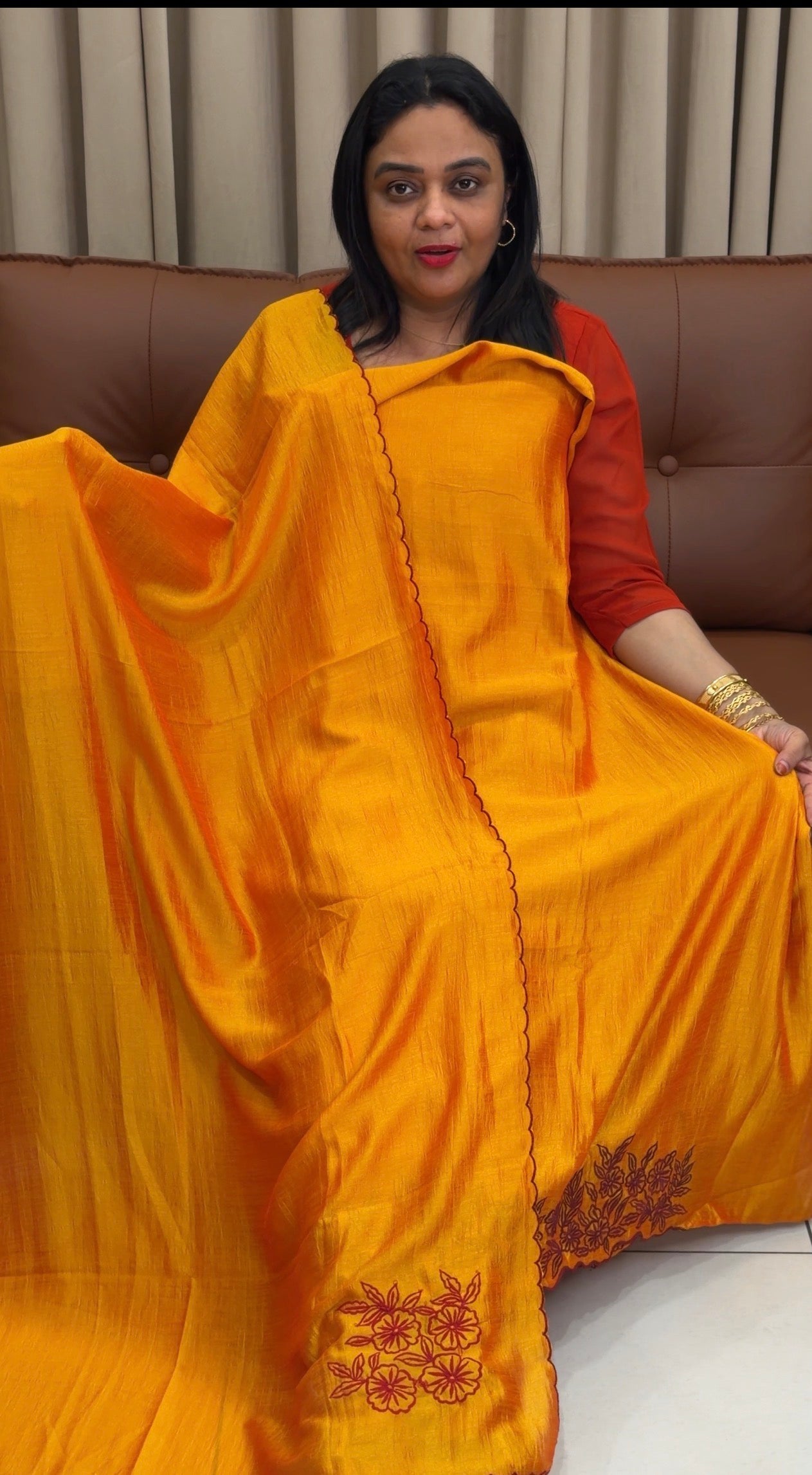 SEMI RAW SILK UNSTITCHED SALWAR SUITS - IHA 33741