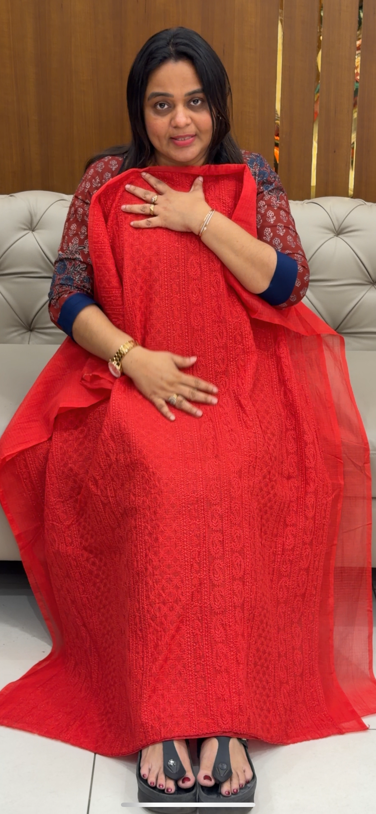 NET KOTA UNSTITCHED SALWAR SUITS - IHA 29244