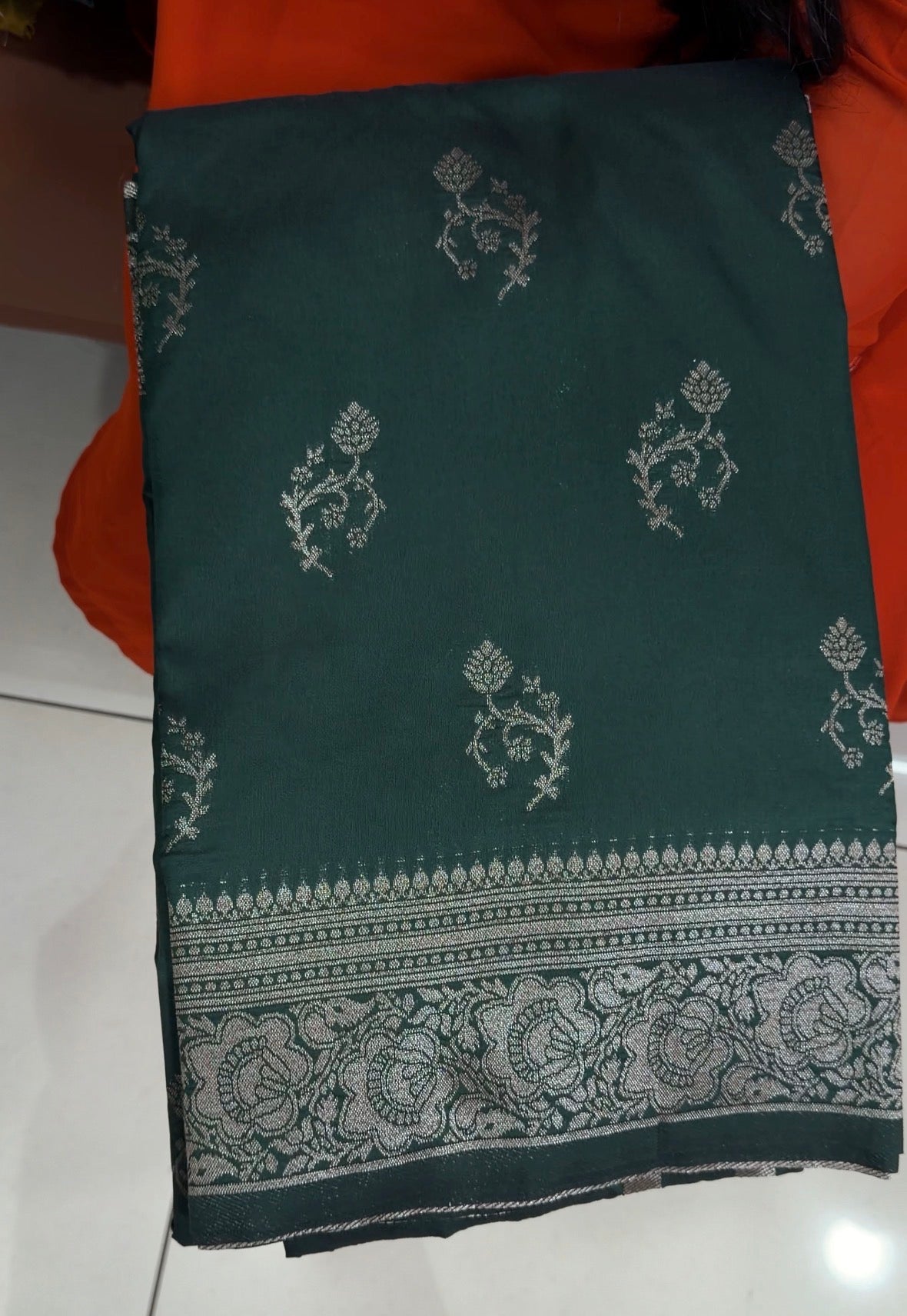 SEMI BANARASI SAREES - IHA 34942
