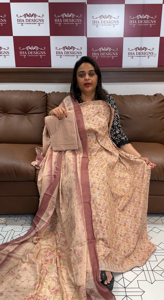 COTTON PRINTED UNSTITCHED SALWAR SUITS - IHA 23993