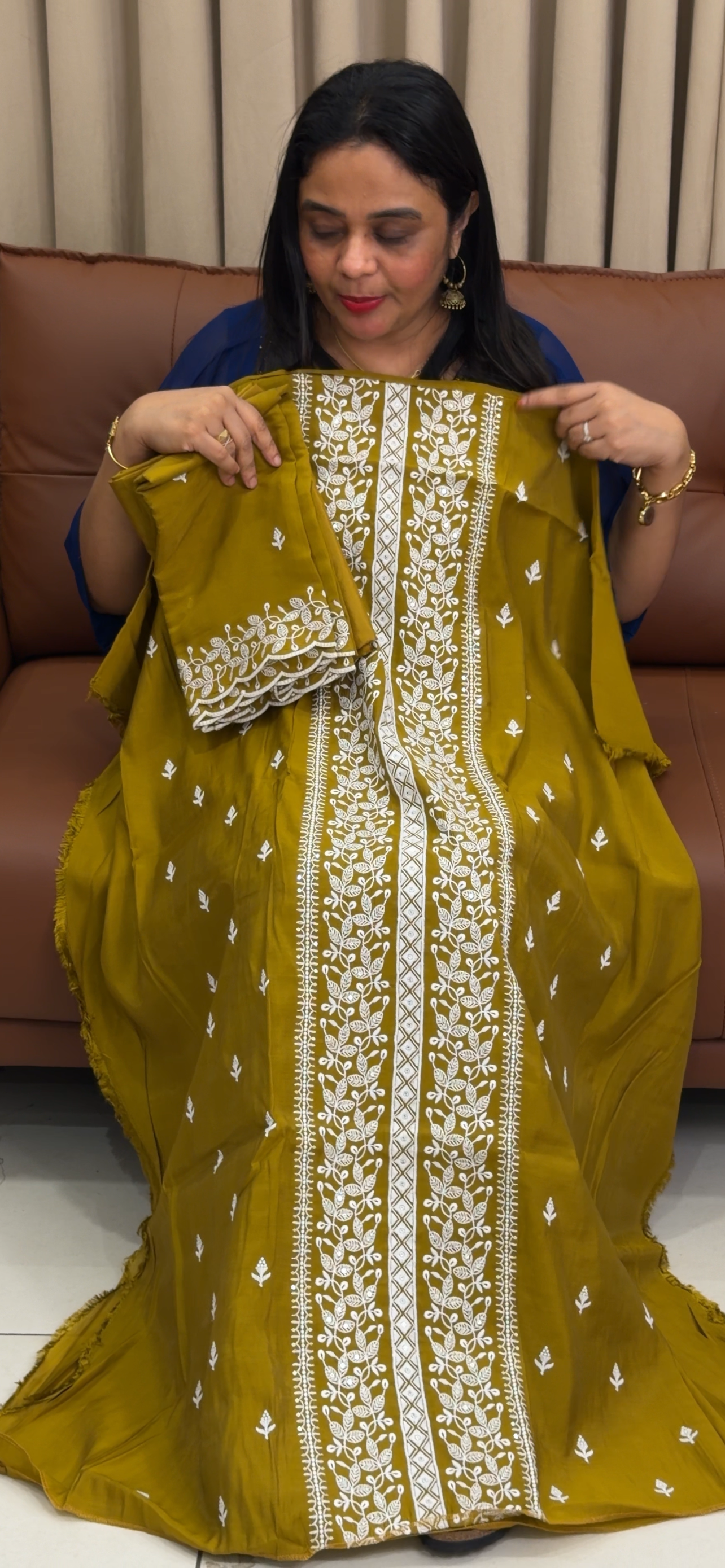 UNSTITCHED SALWAR SUITS - IHA 34084