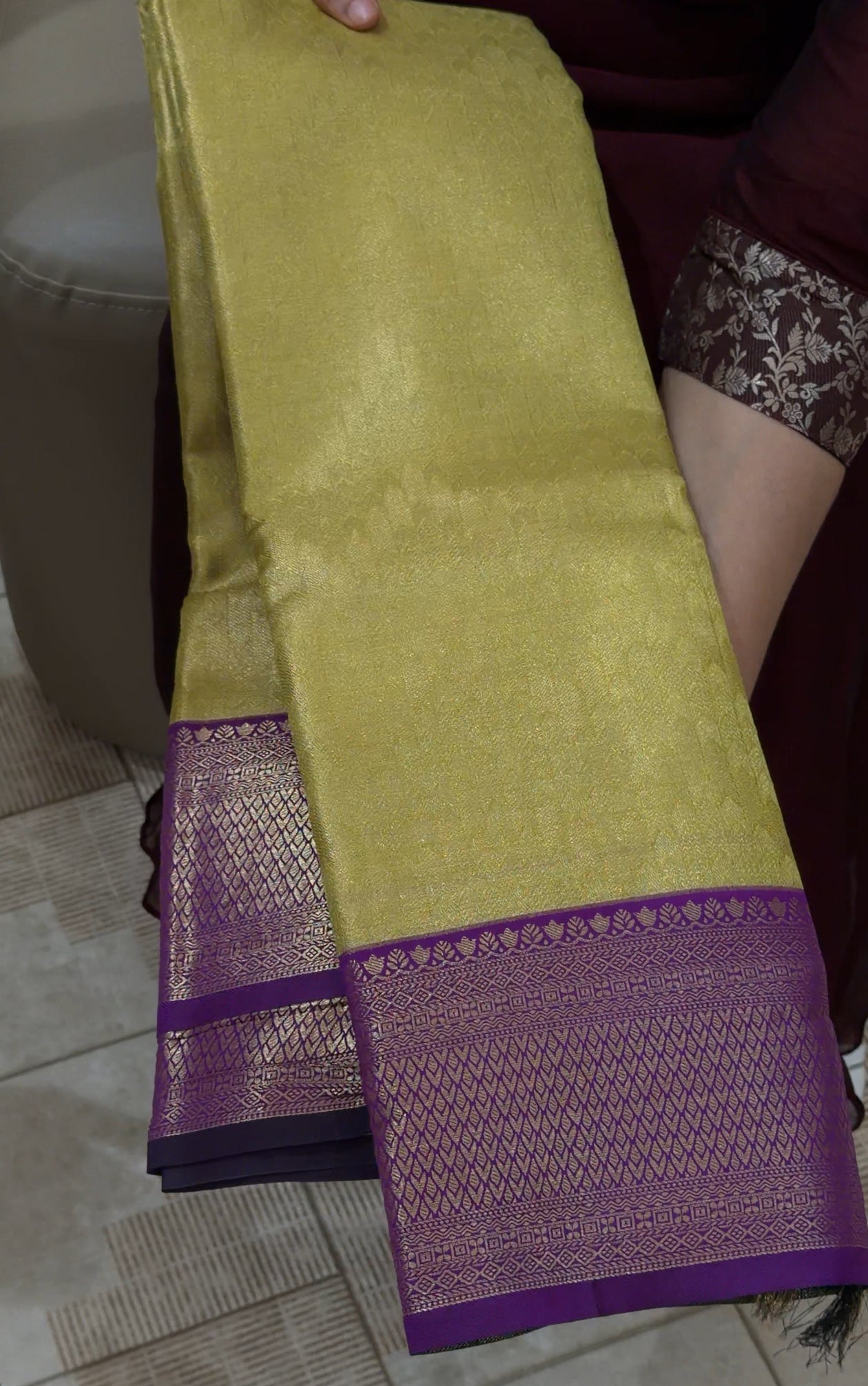 SEMI BROCADE SAREES - IHA 29075