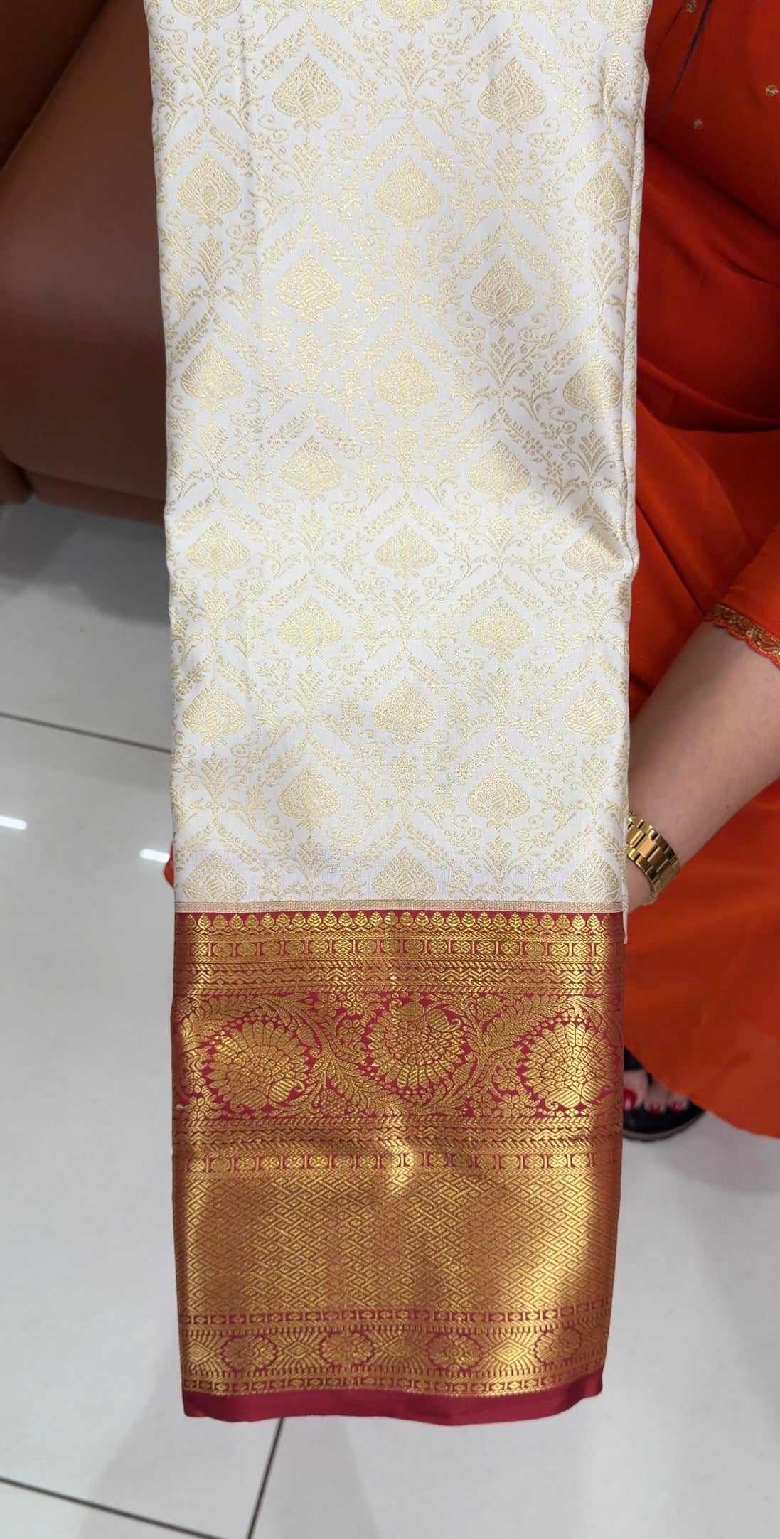 SEMI KANCHIPURAM SAREES - IHA 34254