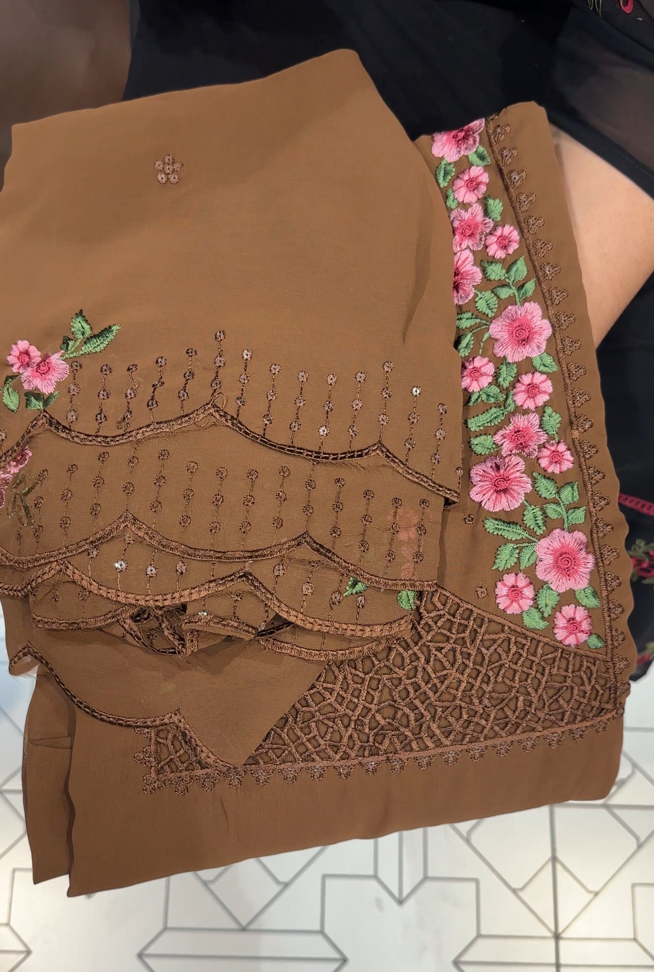 DESIGNER UNSTITCHED SALWAR SUITS - IHA 25147