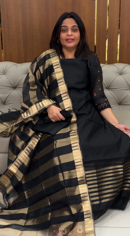 MODAL CHANDERI UNSTITCHED SALWAR SUITS - IHA 29129