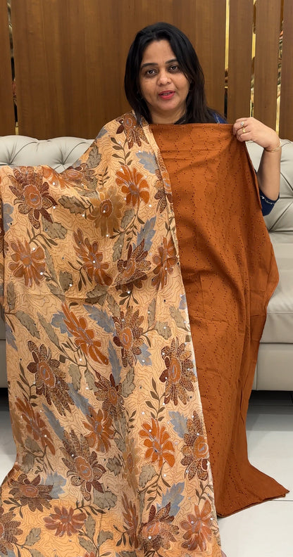 COTTON HAKOBA UNSTITCHED SALWAR SUITS- IHA 28809