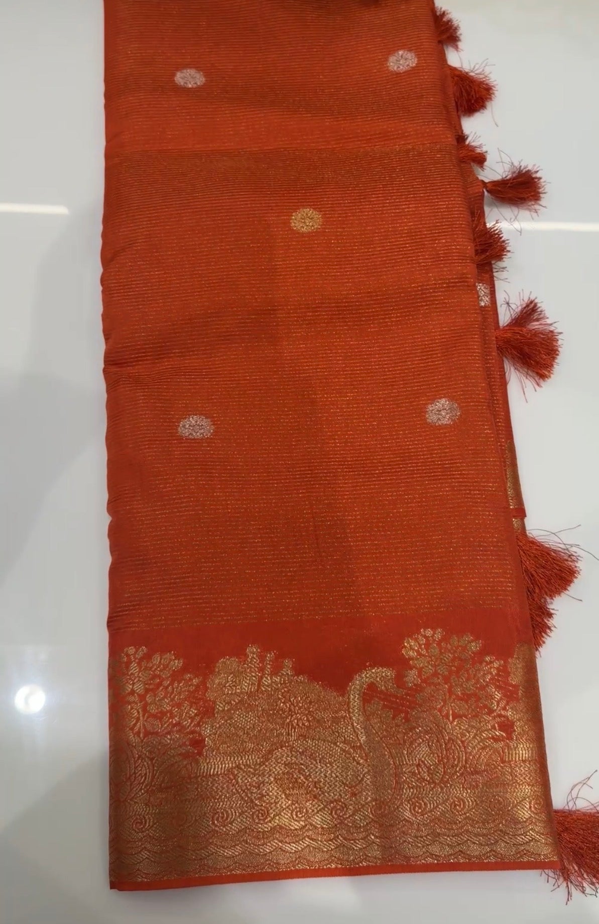 SEMI BANARSI SAREES - IHA 35188