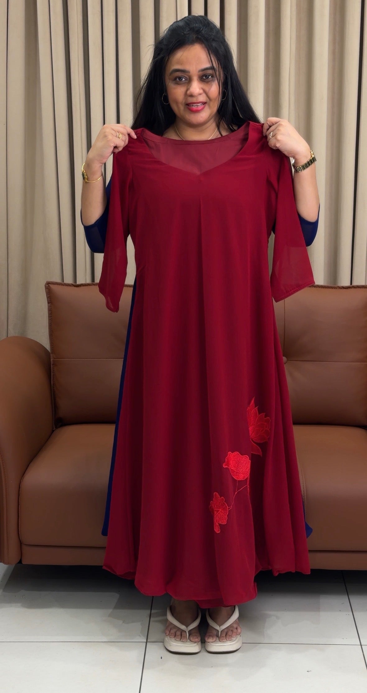 IHA'S IN-HOUSE DESIGNER SLITTED TOPS - IHA 34925
