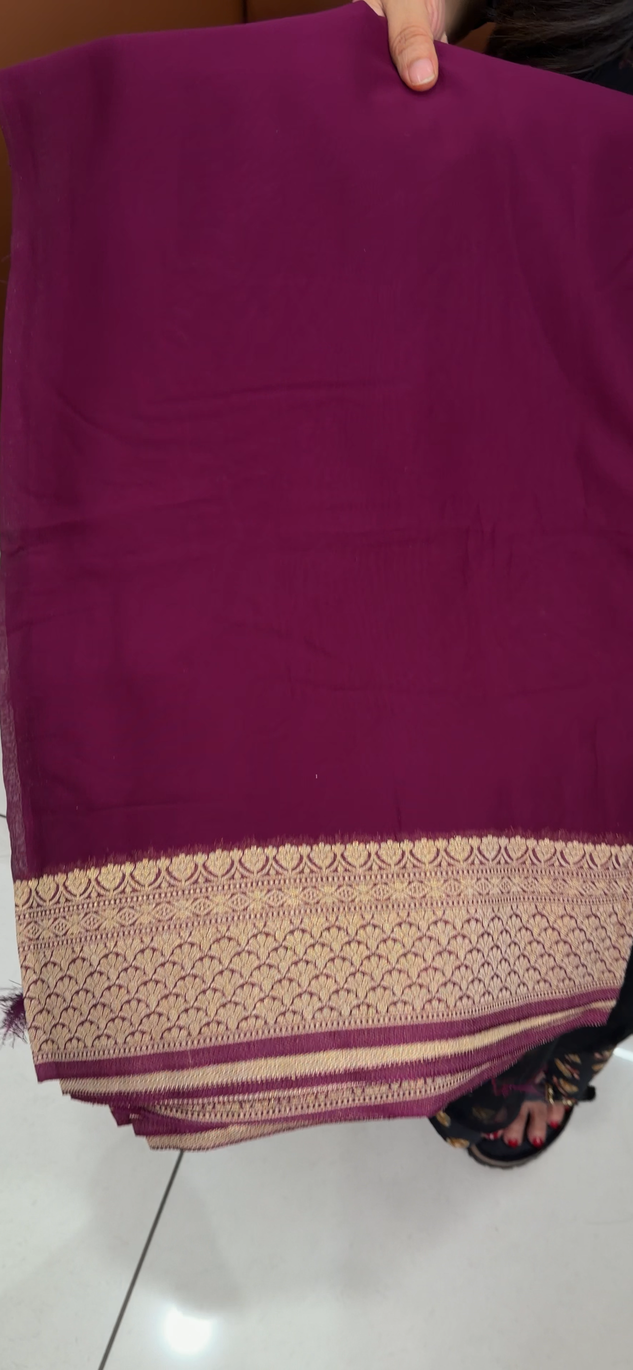 VISCOSE GEORGETTE SAREES - IHA 34140