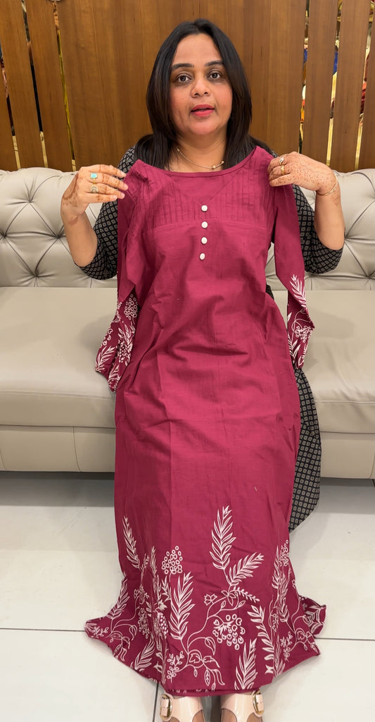 IHA'S IN-HOUSE LONG ALINE TOPS - IHA 27542