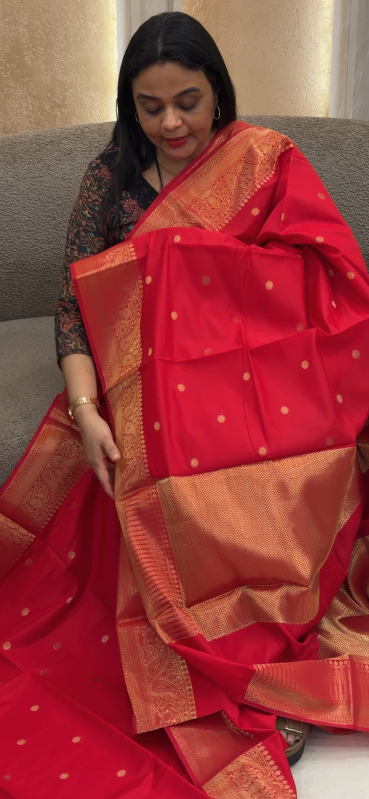 SEMI KANCHIPURAM SAREES - IHA 33202