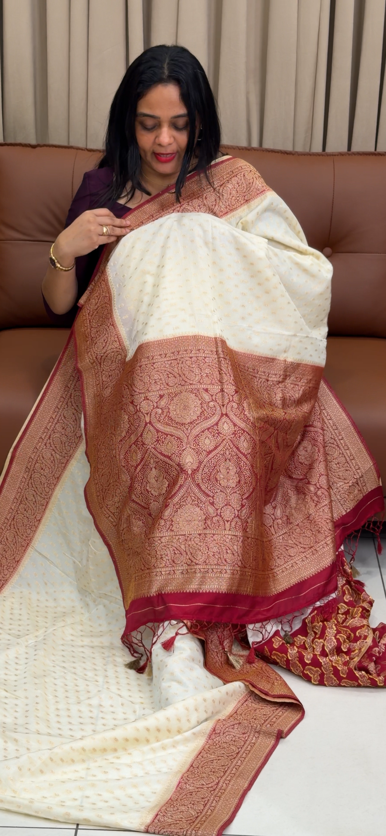 SEMI KATAN SAREES - IHA 33798