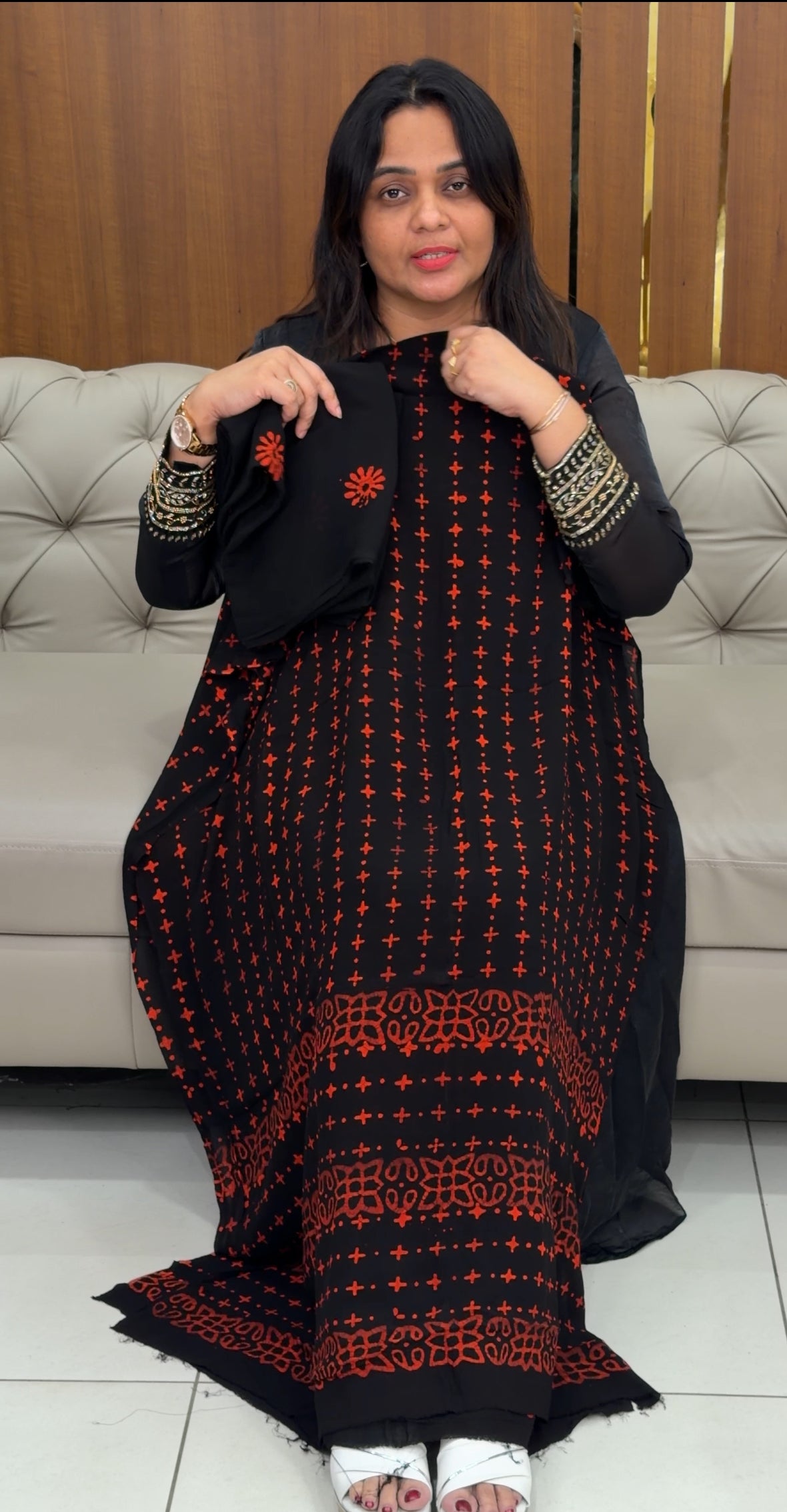 BATIK PRINTED UNSTITCHED SALWAR SUITS - IHA 29073