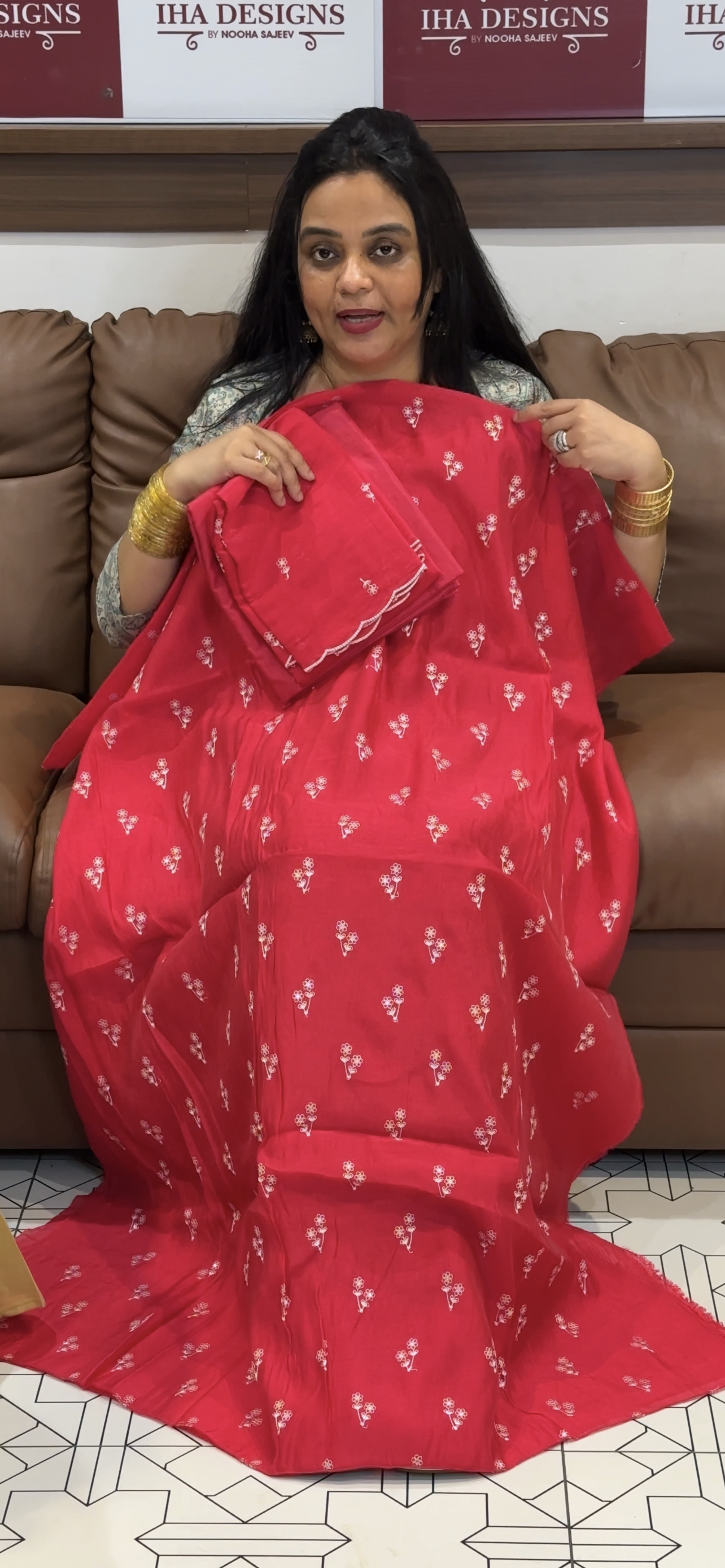OFFER SALES UNSTITCHED SALWAR SUITS - IHA 34977