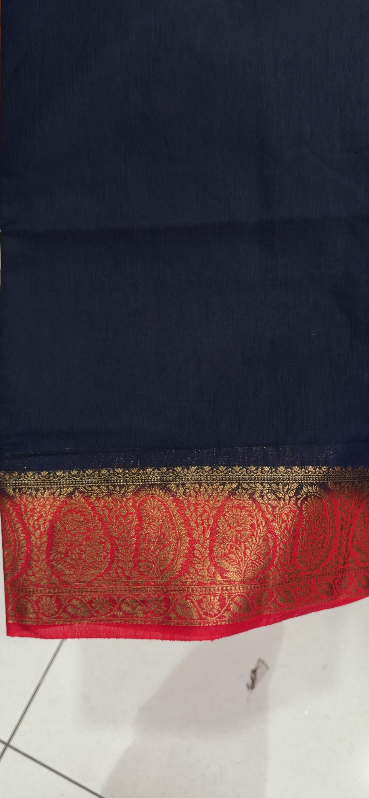 SEMI JUTE BANARASI SAREES - IHA 34937