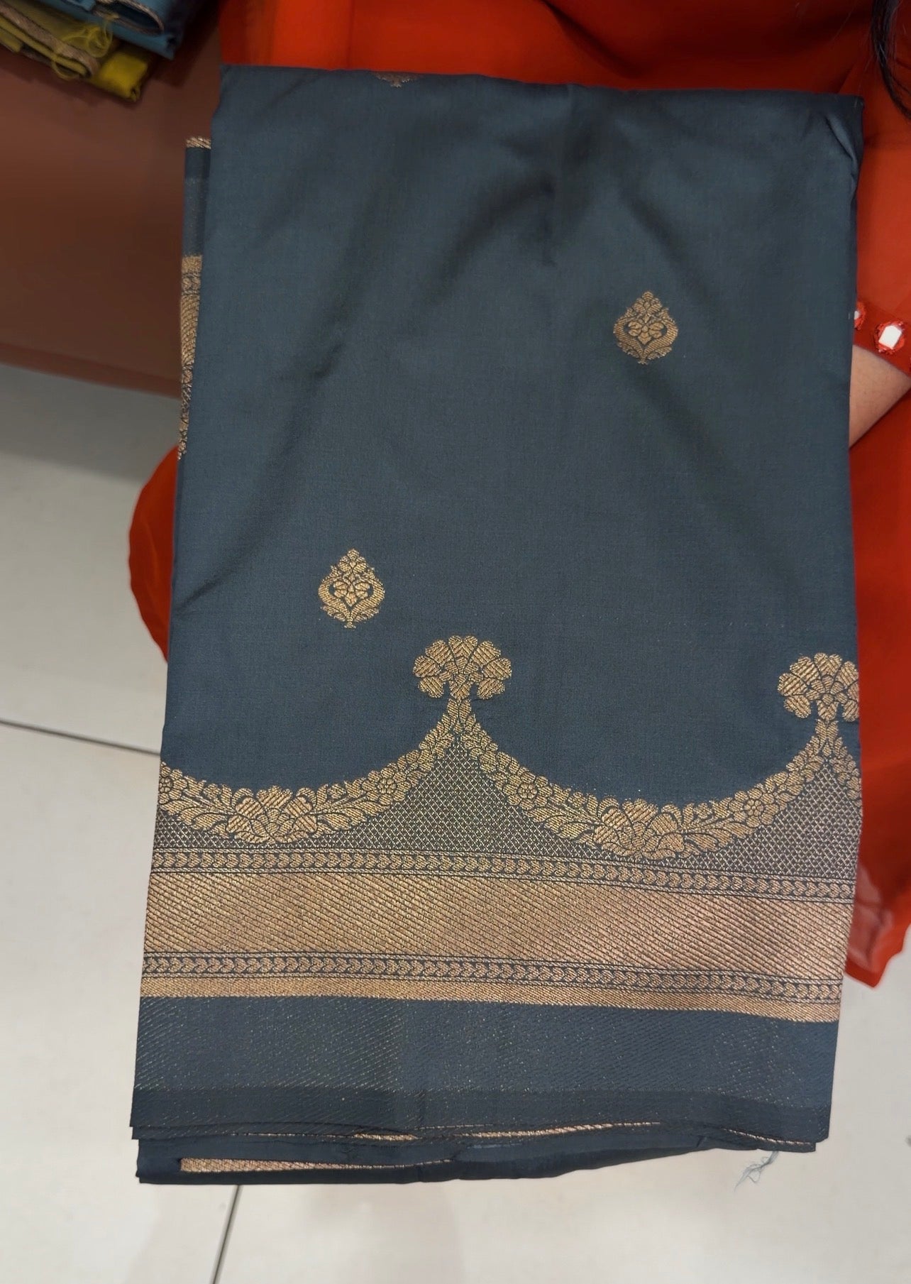 SEMI BANARASI SAREES - IHA 34942