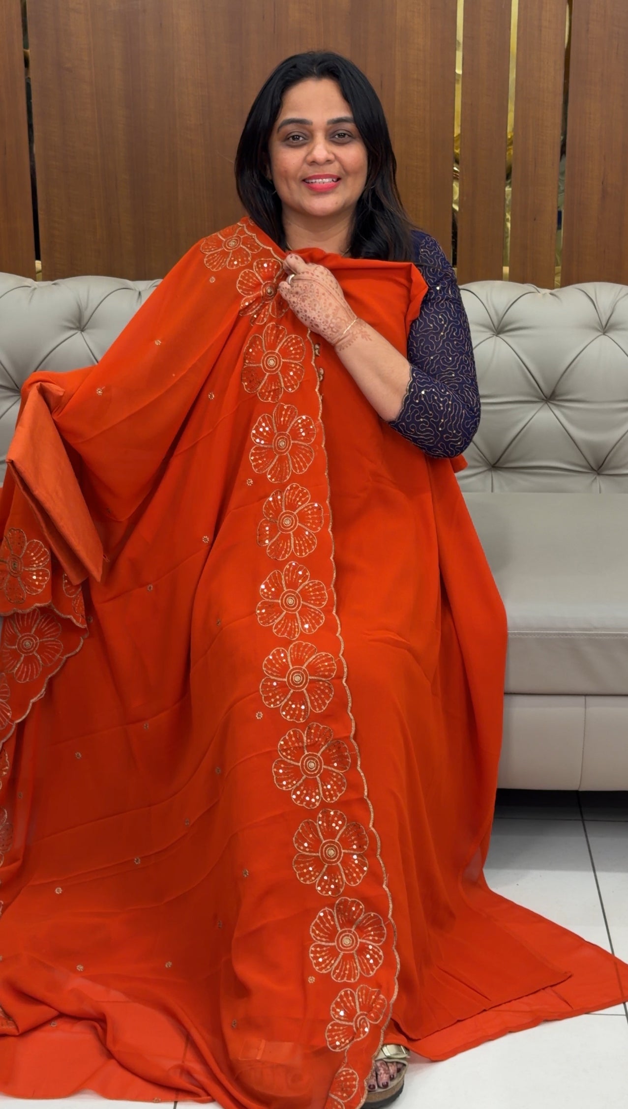 FAUX GEORGETTE UNSTITCHED SALWAR SUITS - IHA 32793