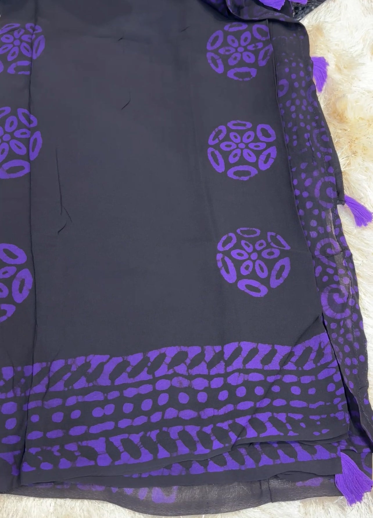 BATIK PRINTED SAREES - IHA 29249