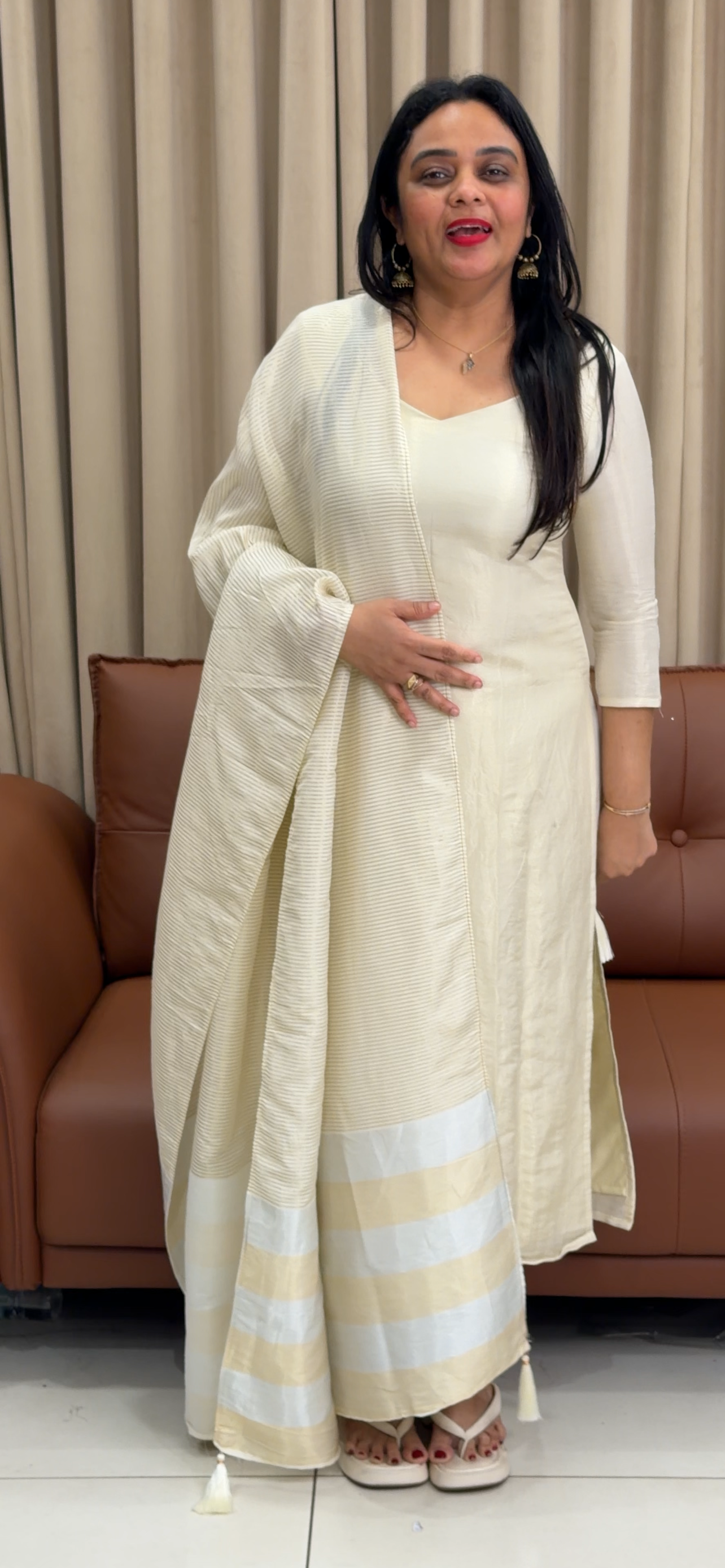 BANARASI TISSUE UNSTITCHED SLAWRA SUITS - IHA 34019