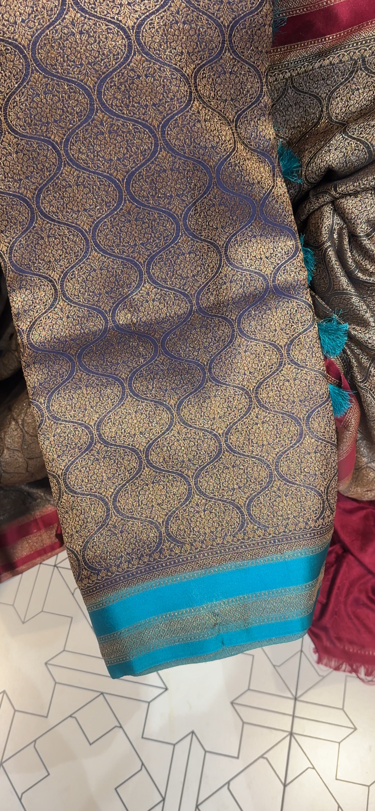 KATAN BANARASI SAREES - IHA 35062