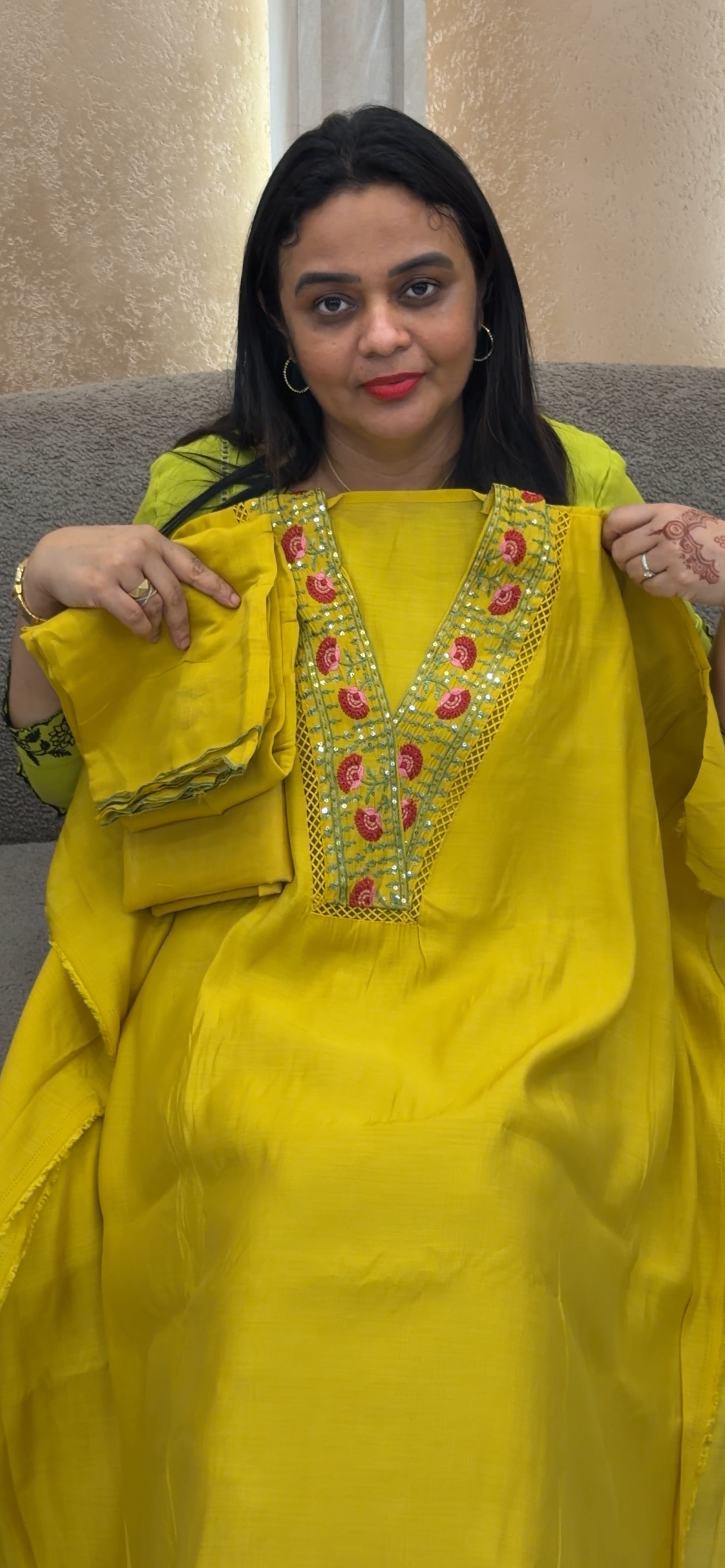MUL CHANDERI UNSTITCHED SALWAR SUITS - IHA 33007