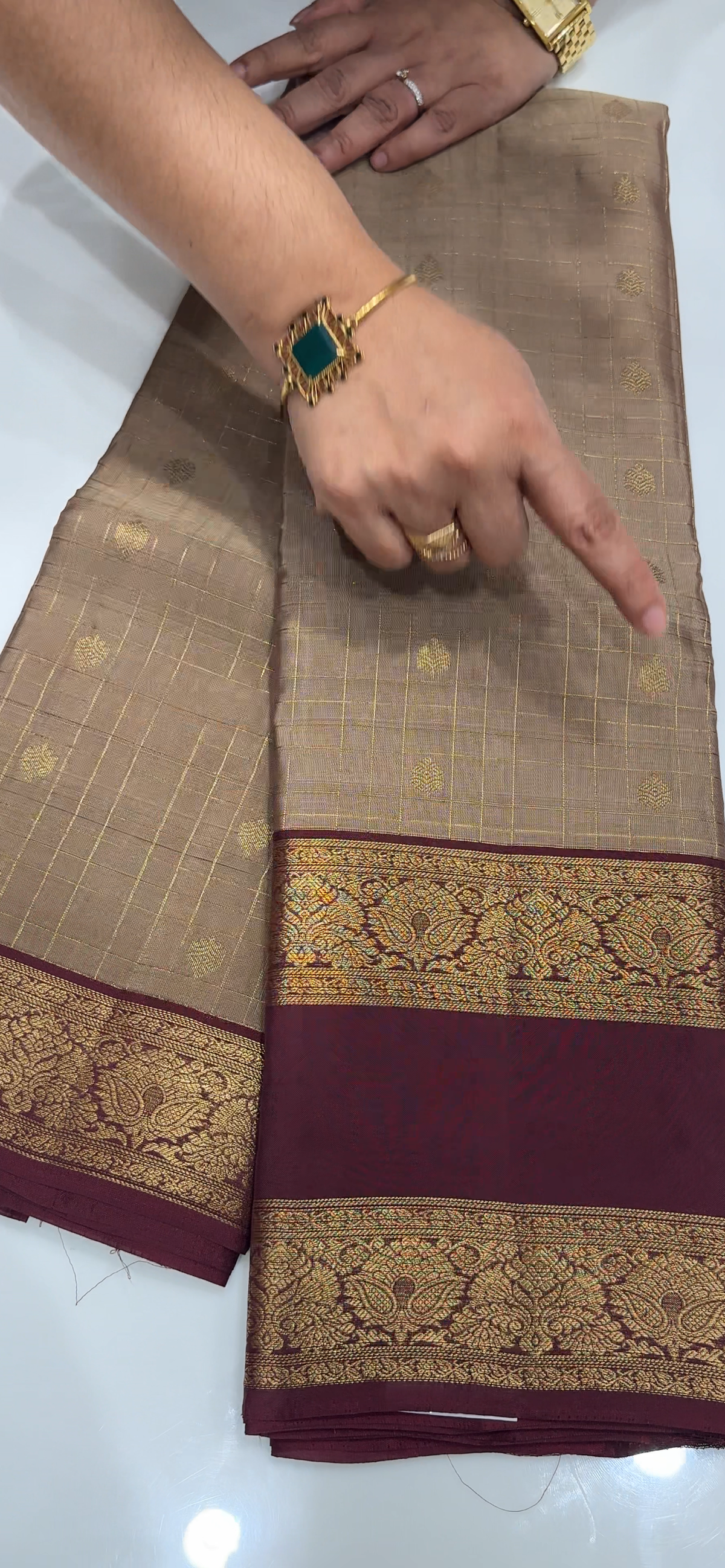 DESIGNER KANCHIPURAM SAREES - IHA 35619