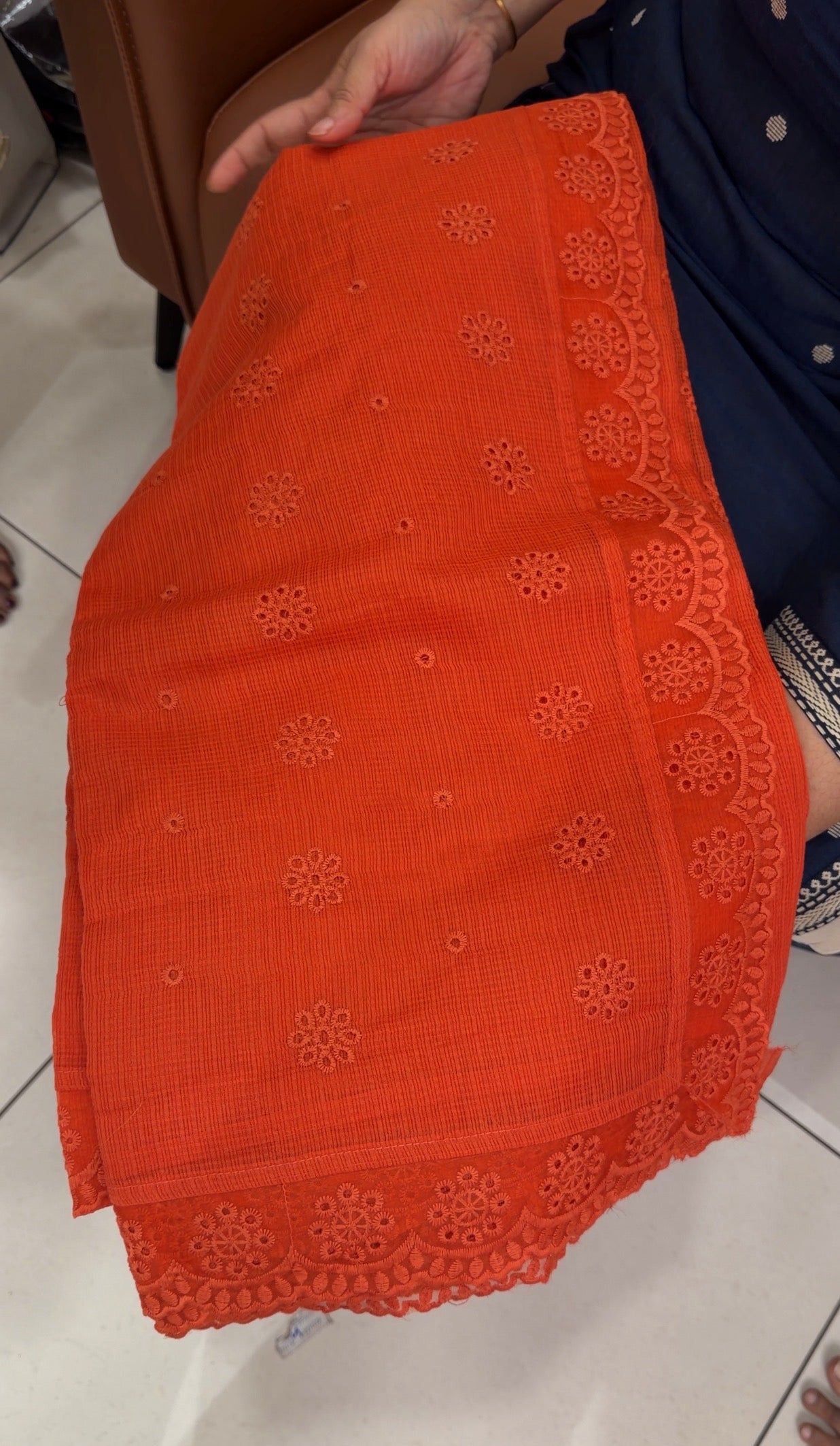 NET KOTA SAREES - IHA 34826