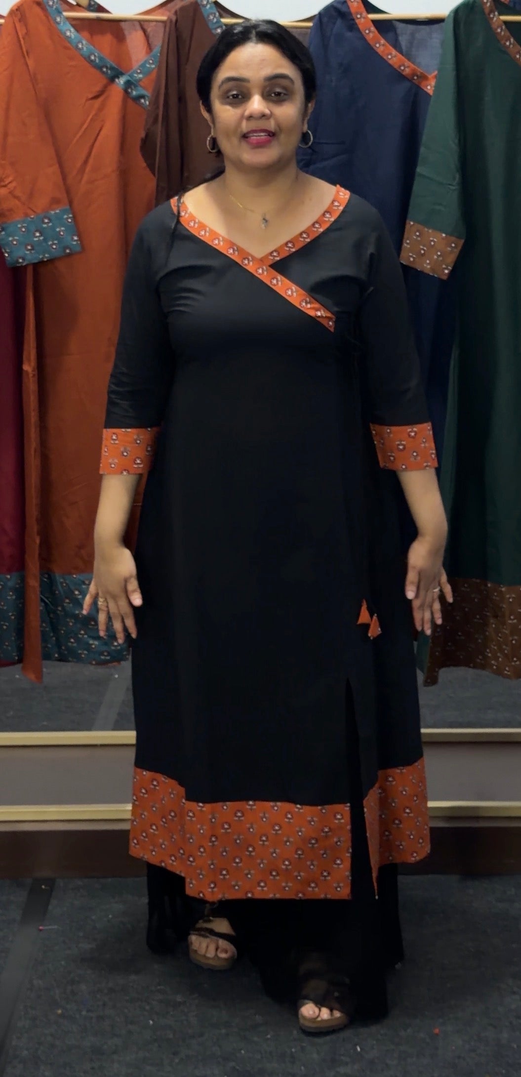IHA'S IN-HOUSE COTON ALINE TOPS - IHA 36071