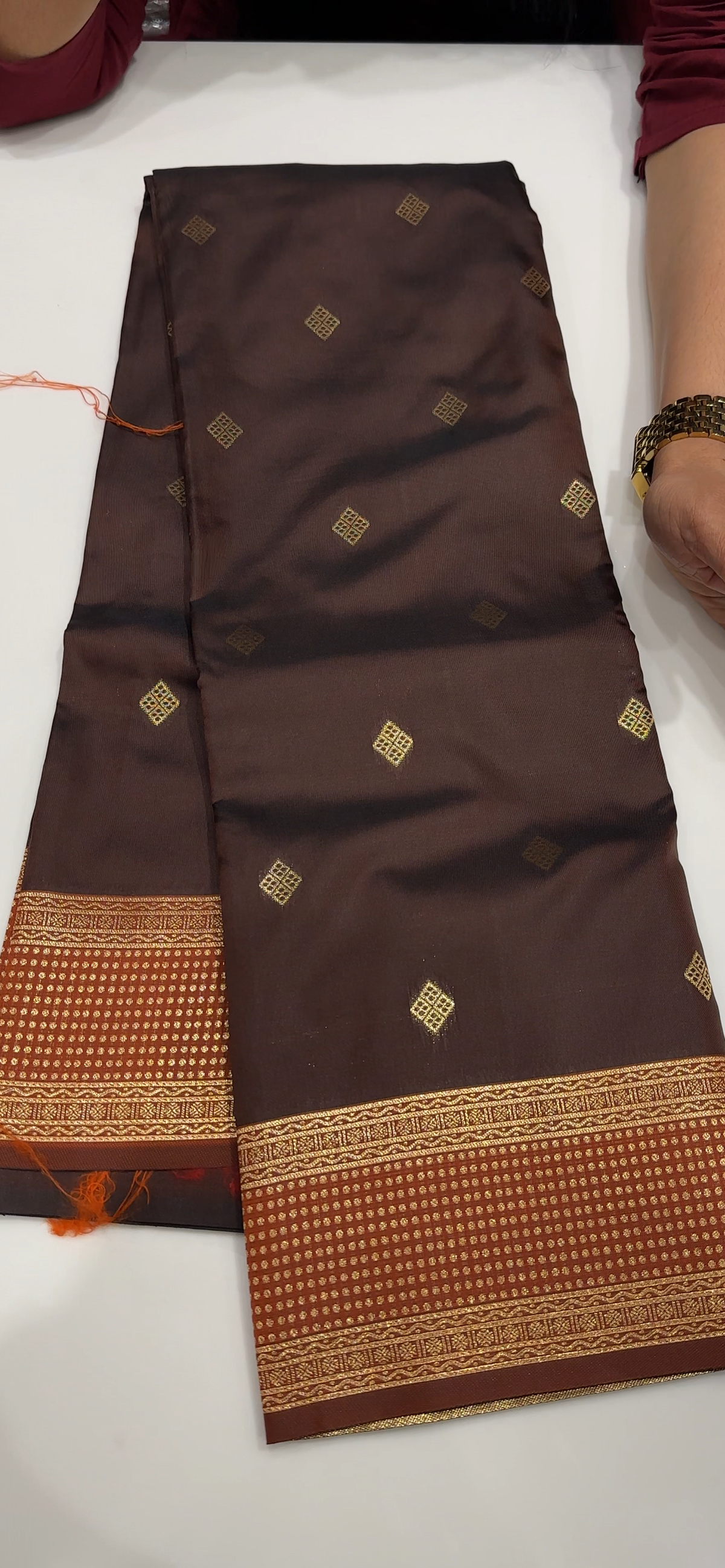SEMI SILK SAREES - IHA 35585