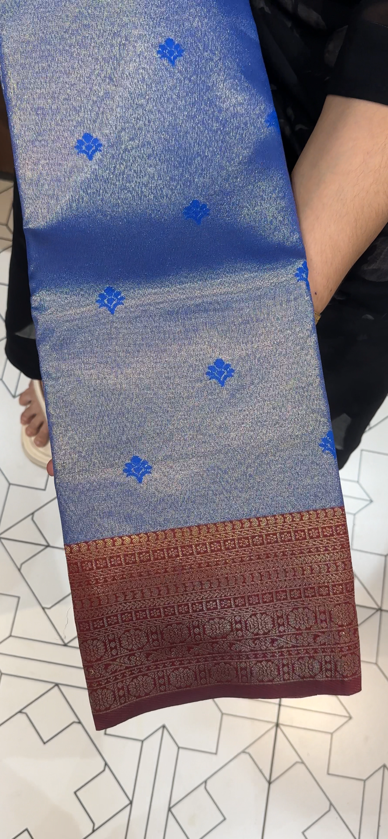 SEMI TISSUE SAREES - IHA 34995