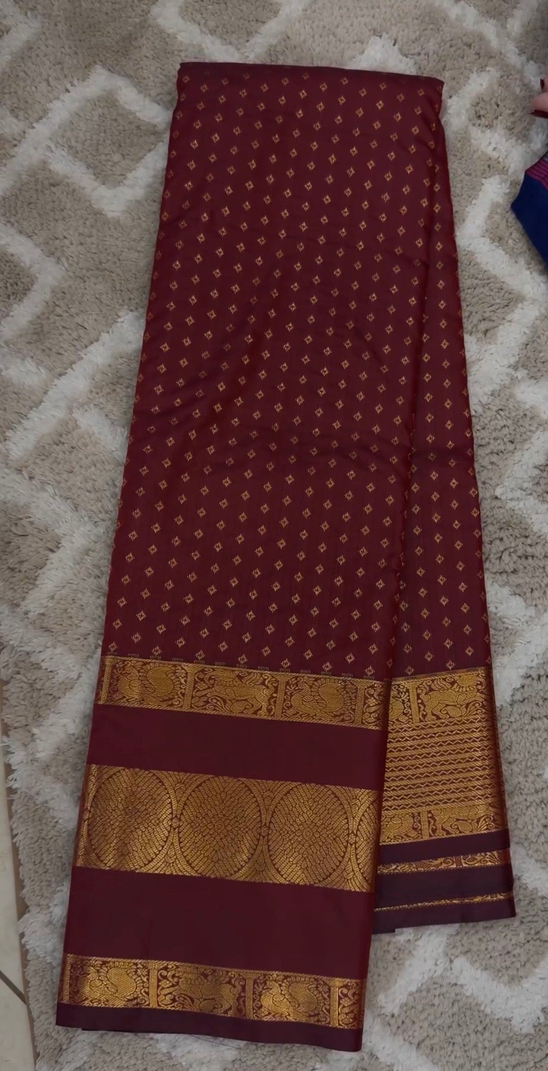 SEMI KANCHIPURAM SILK SAREES - IHA 33143