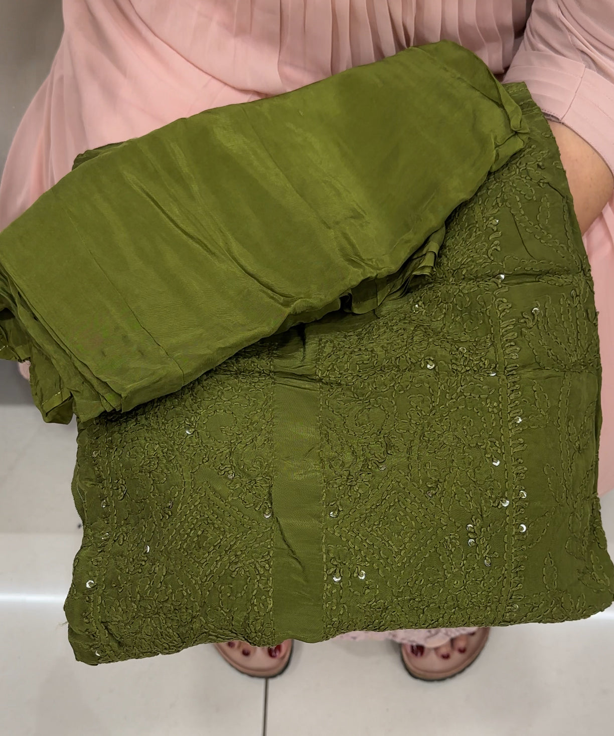 CRAPE SILK UNSTITCHED SALWAR SUITS - IHA 27646