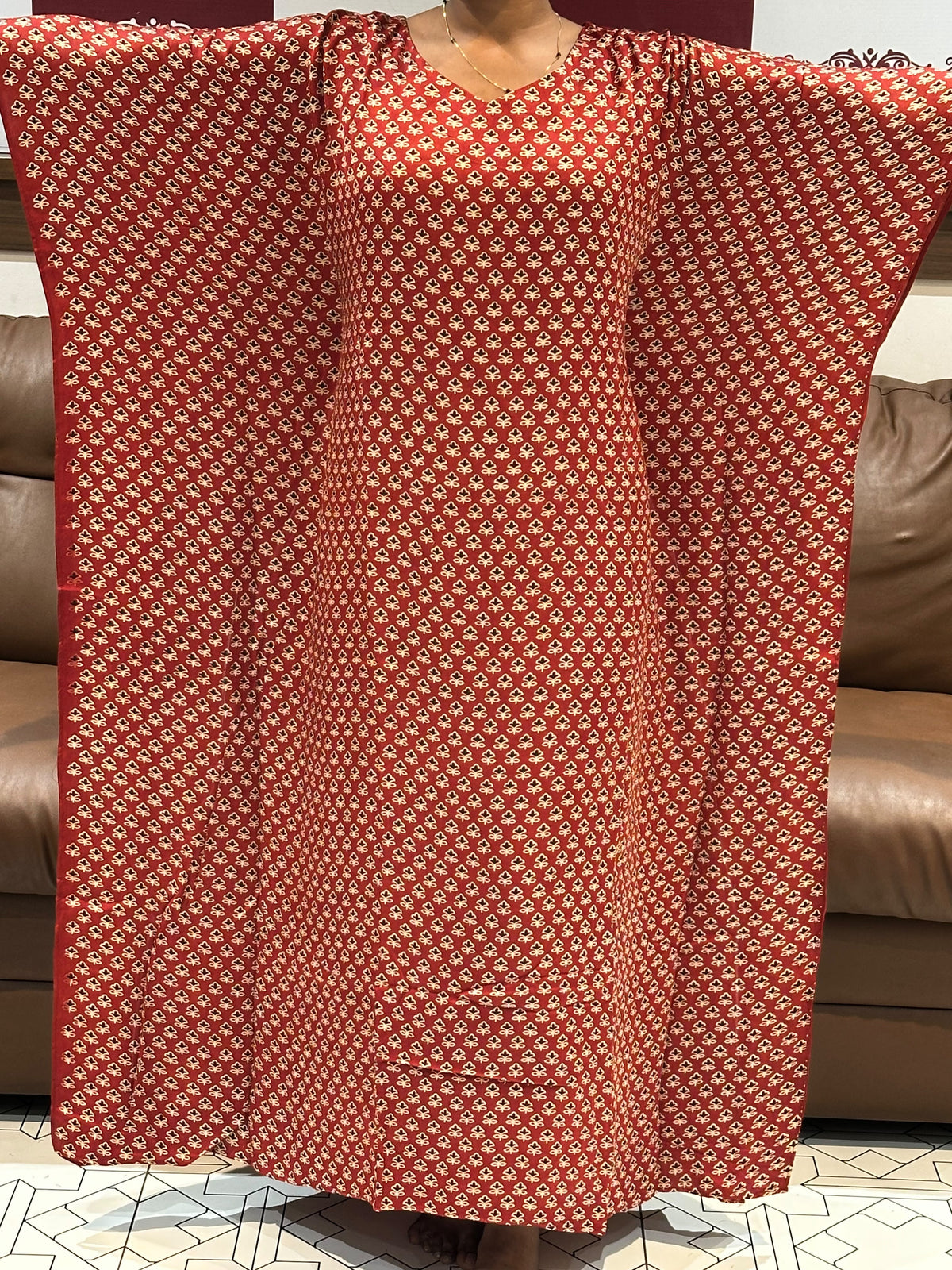PRINTED KAFTAN TOPS - IHA 35860