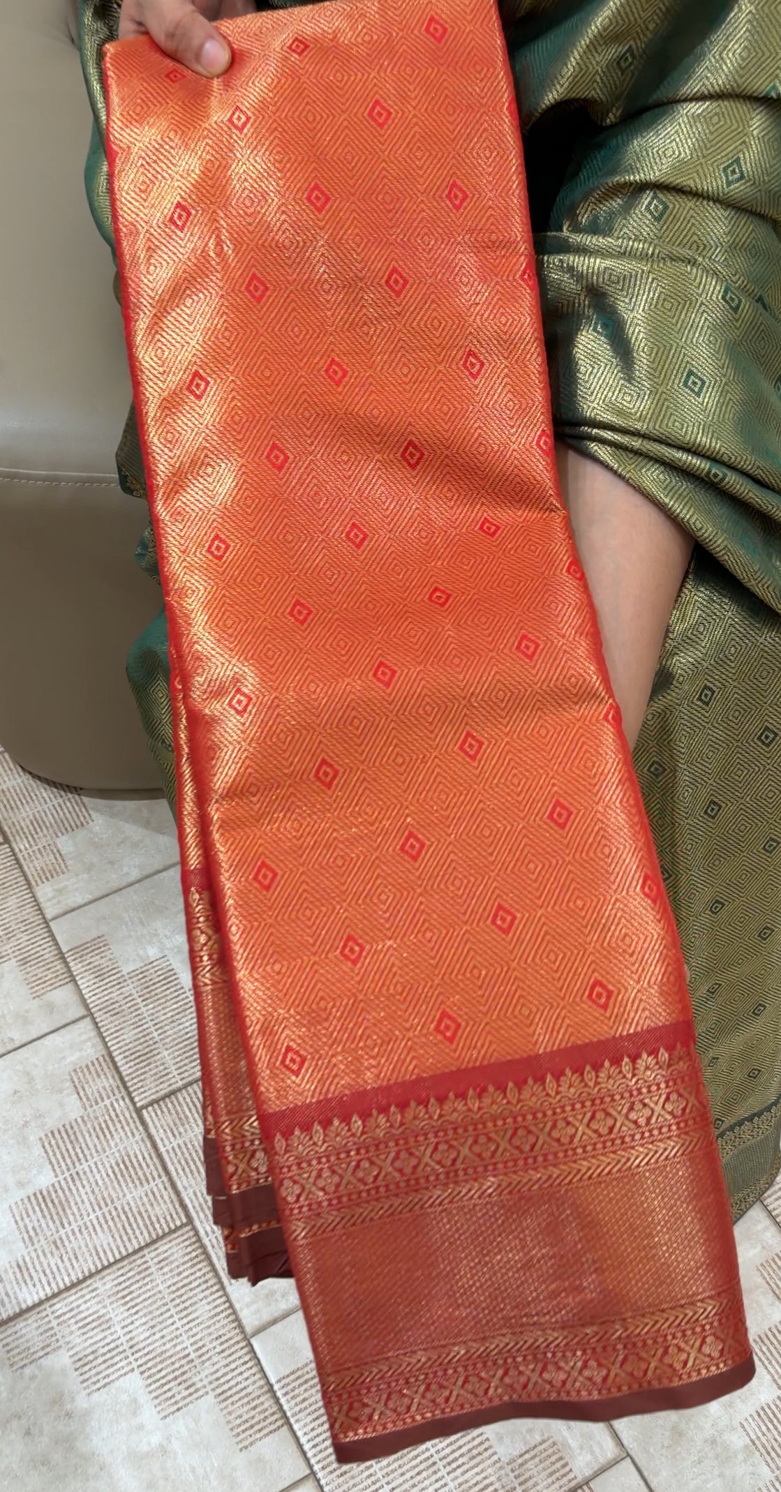 SEMI BROCADE SAREES - IHA 29150