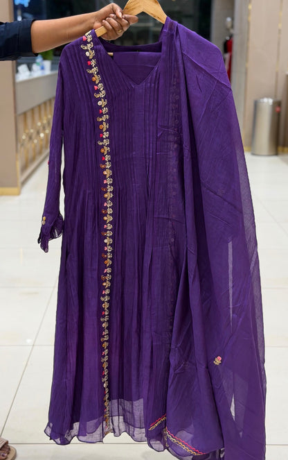 PARTY WEAR TOP,BOTTOM AND DUPATTA - IHA 35423