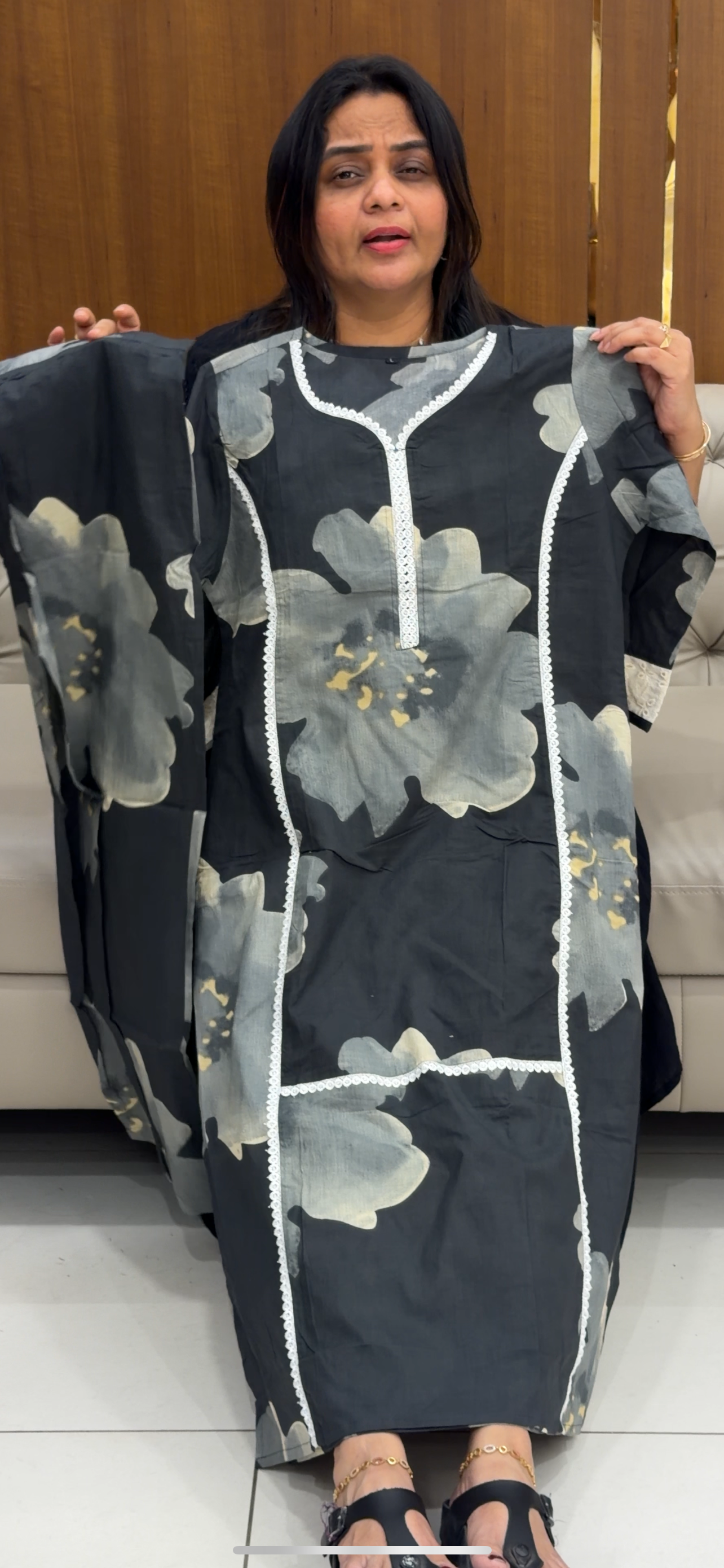 PRINTED COTTON TOP AND BOTTOM - IHA 28908