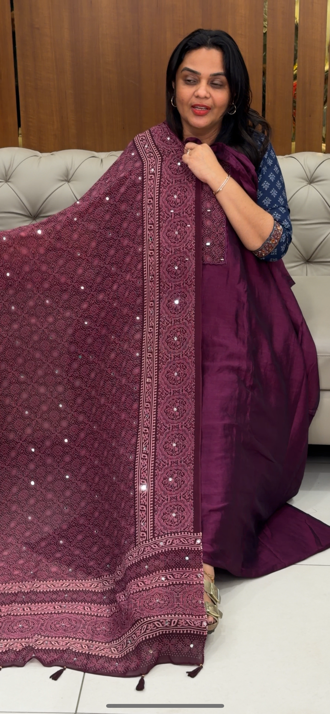 SEMI RAW SILK UNSTITCHED SALWAR SUITS - IHA 30569