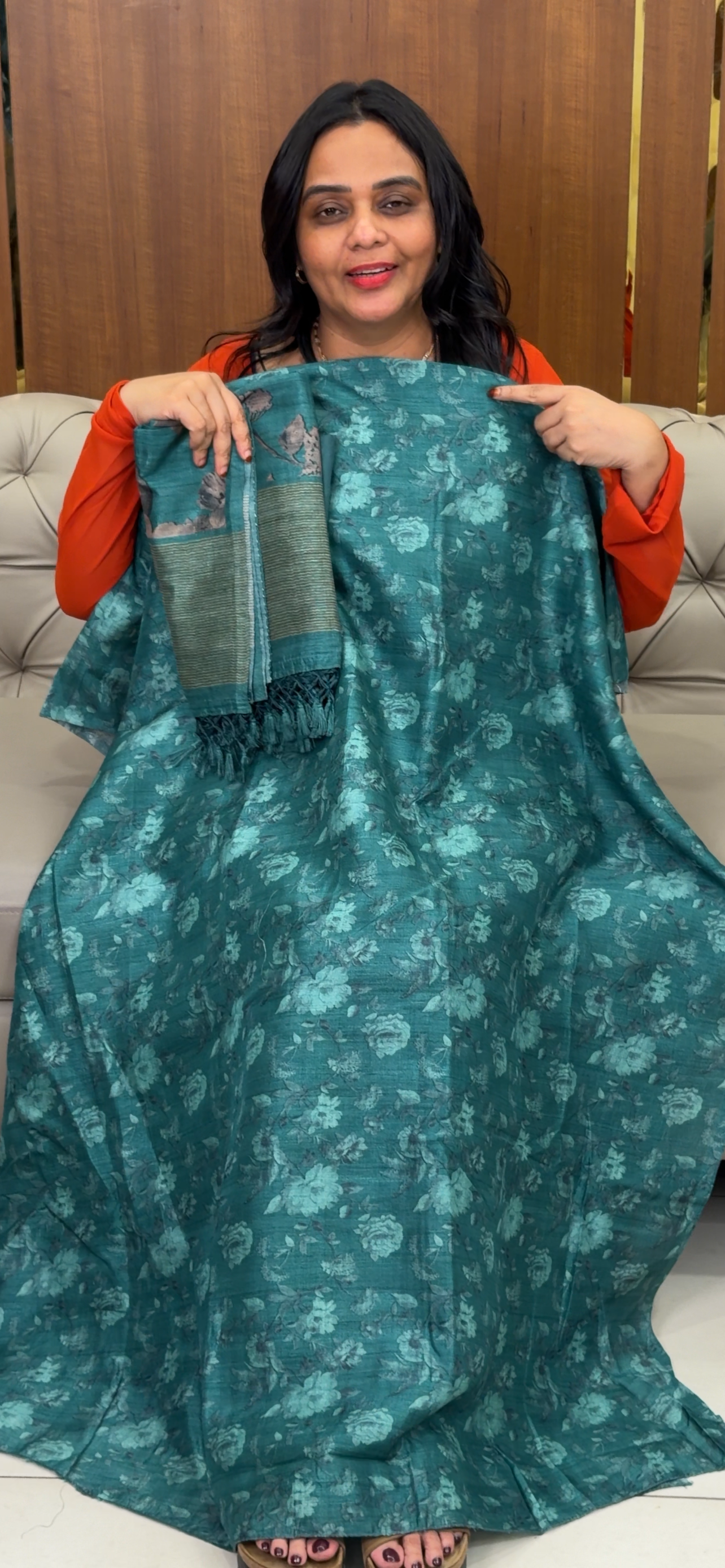SEMI DUPION UNSTITCHED SALWAR SUITS - IHA 32792