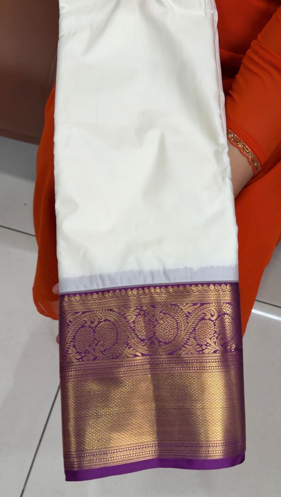 SEMI KANCHIPURAM SILK SAREES - IHA 34285