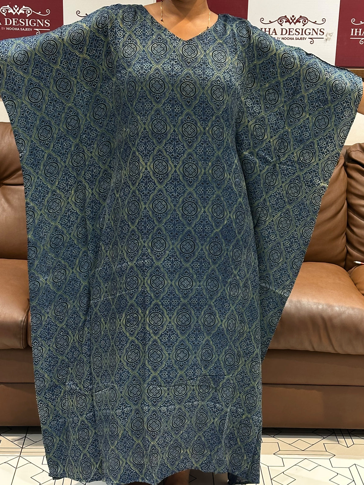 PRINTED KAFTAN TOPS - IHA 35860