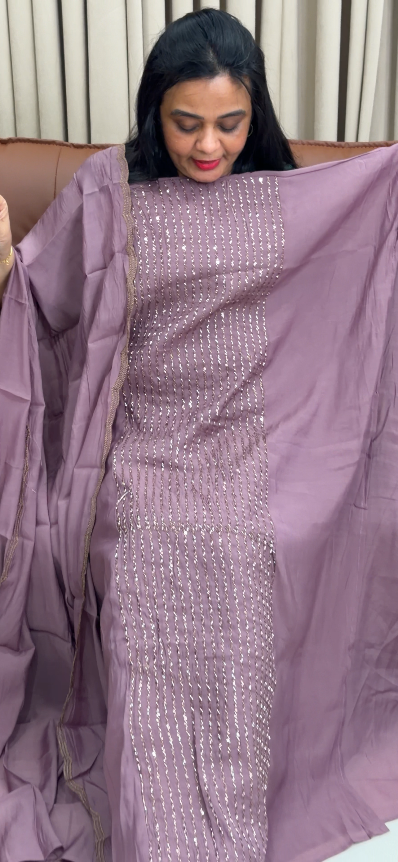 OFFER UNSTITCHED SALWAR SUITS - IHA 34809