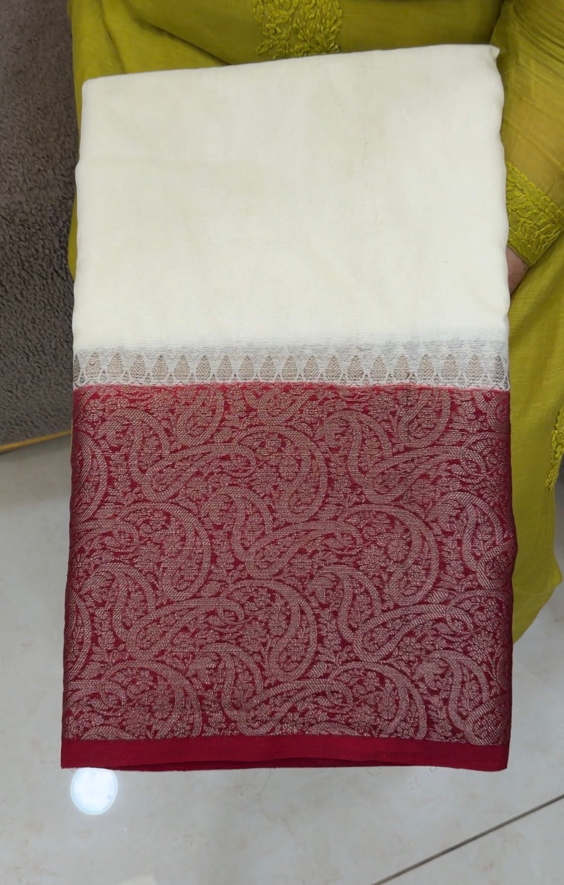 SEMI BANARASI SAREES - IHA 33217